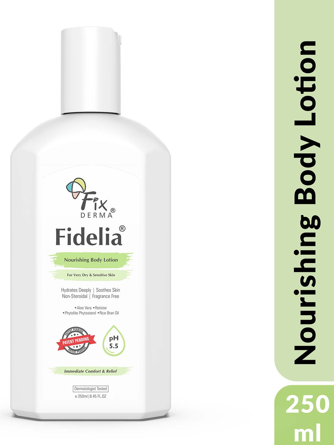 Fixderma Fidelia Nourishing Body Lotion with Rice Brain Oil & Aloe Vera - 250ml