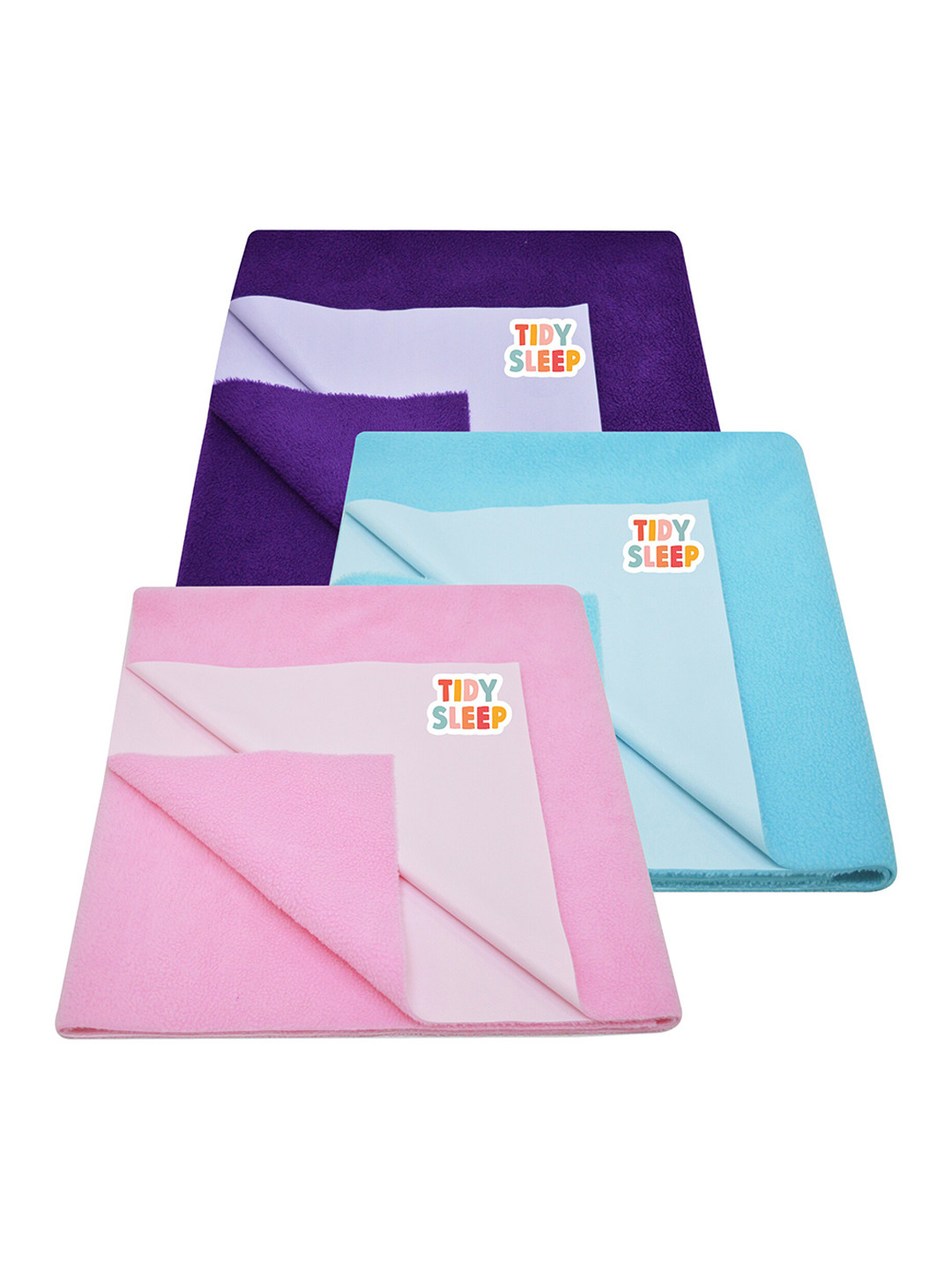 TIDY SLEEP Kids Set Of 3 Water Proof Mattress Protector