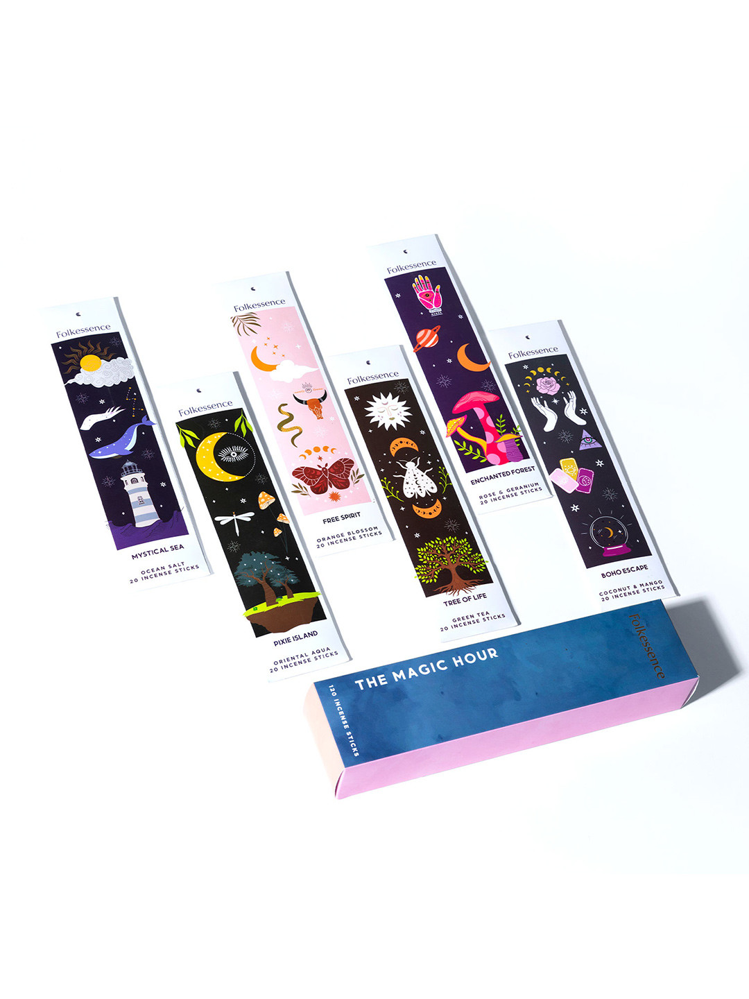 FOLKULTURE Set Of 6 Incense Sticks - The Magic Hour