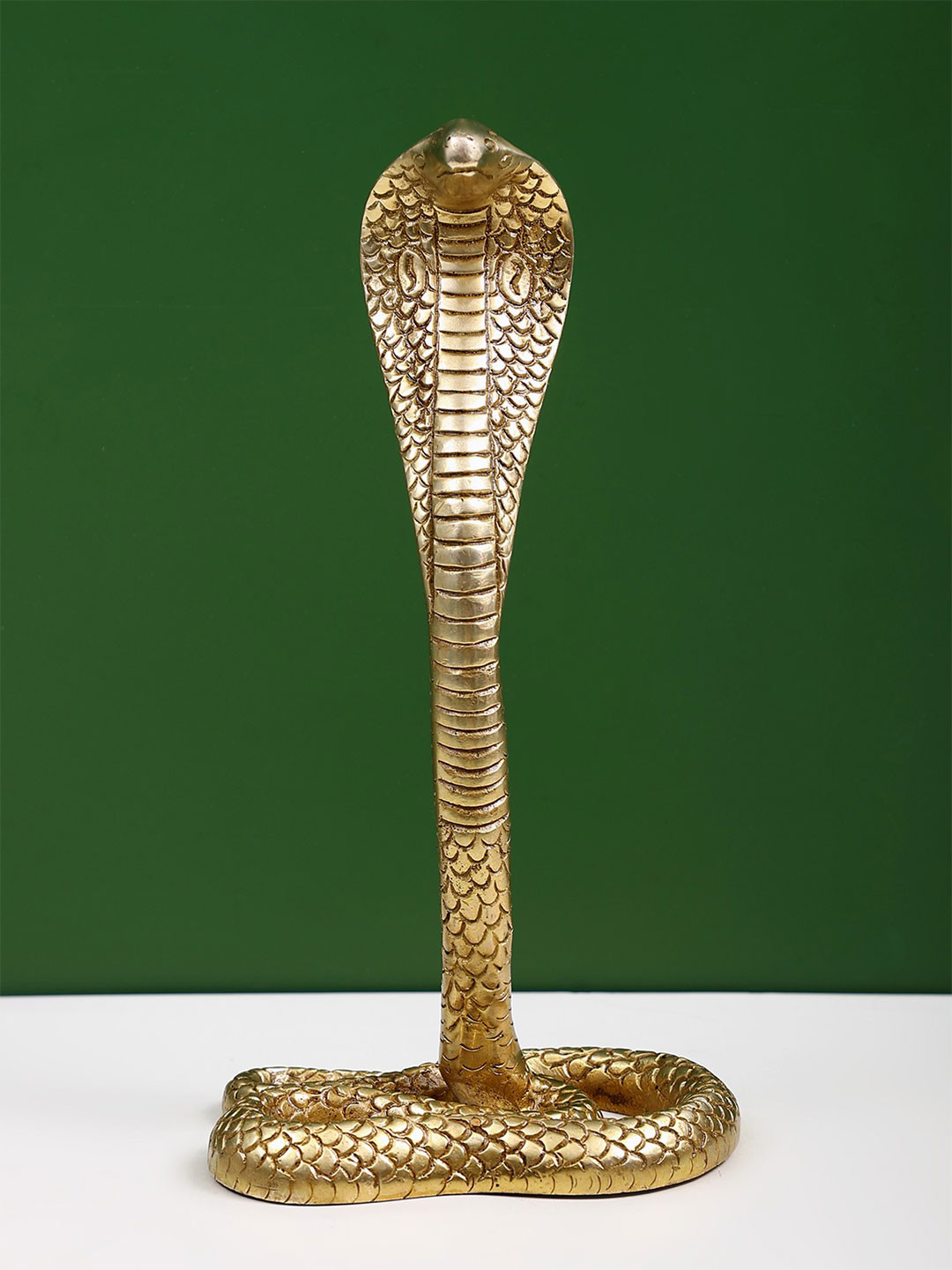 Exotic India Gold-Toned Religious Kundalini Idol Showpieces