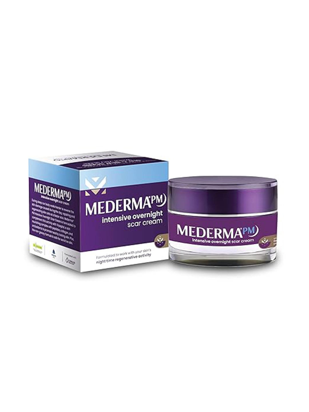 MEDERMA PM Intensive Overnight Scar Cream for Acne Scar Removal - 30g