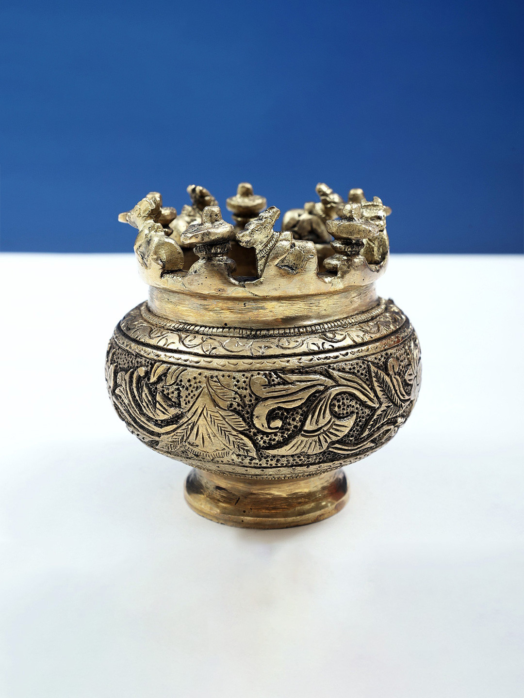 Exotic India Brass Shivling & Nandi Kalash