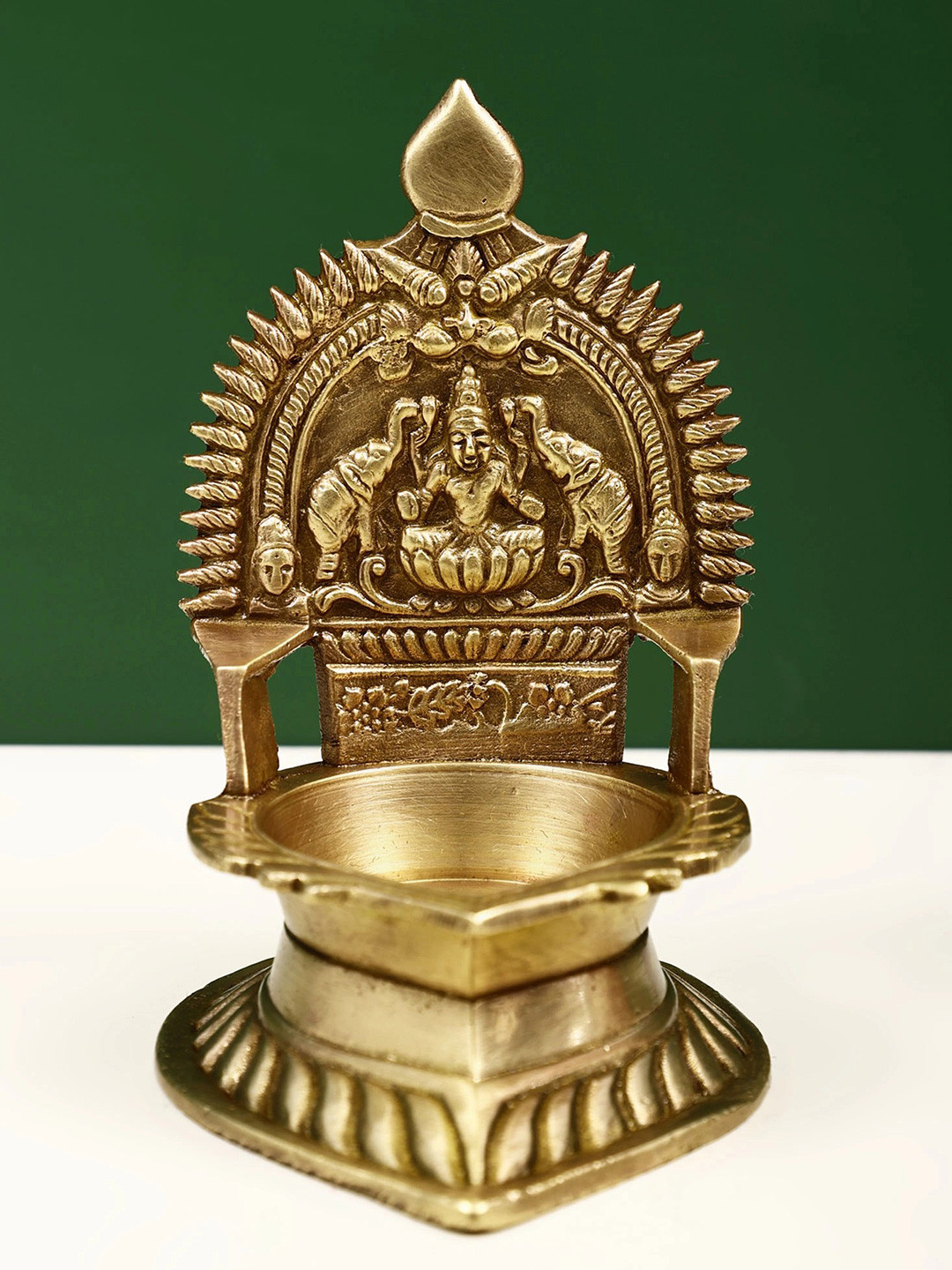 Exotic India Gajalakshmi Lamp Pooja Essential