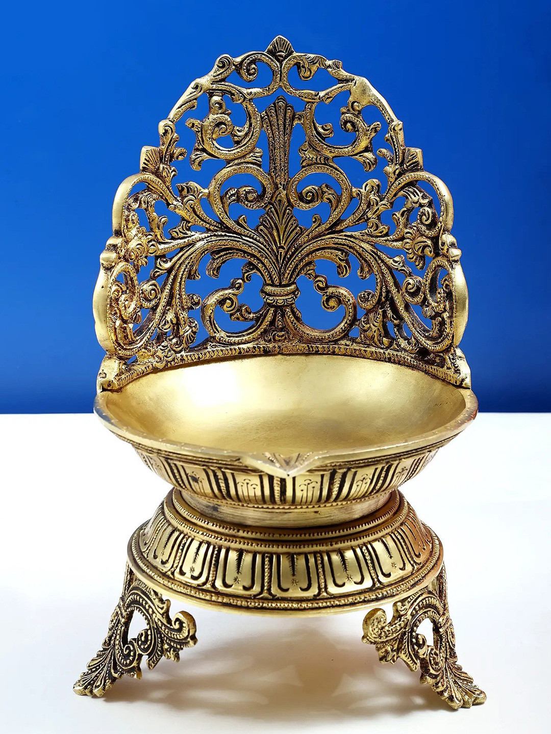 Exotic India Brass Ornaments Design Diya