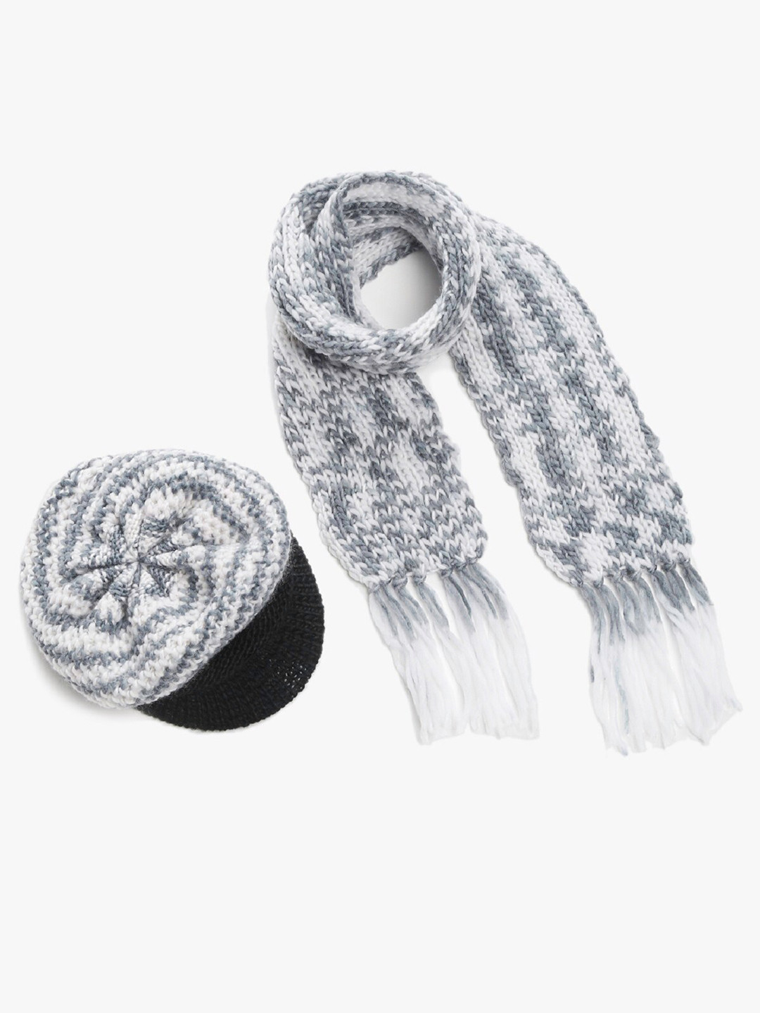 LOOM LEGACY Women Grey & White Visor Cap