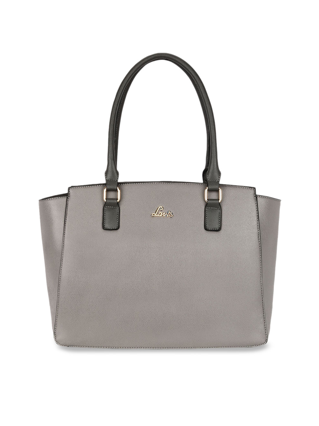 Lavie Grey Structured Shoulder Bag