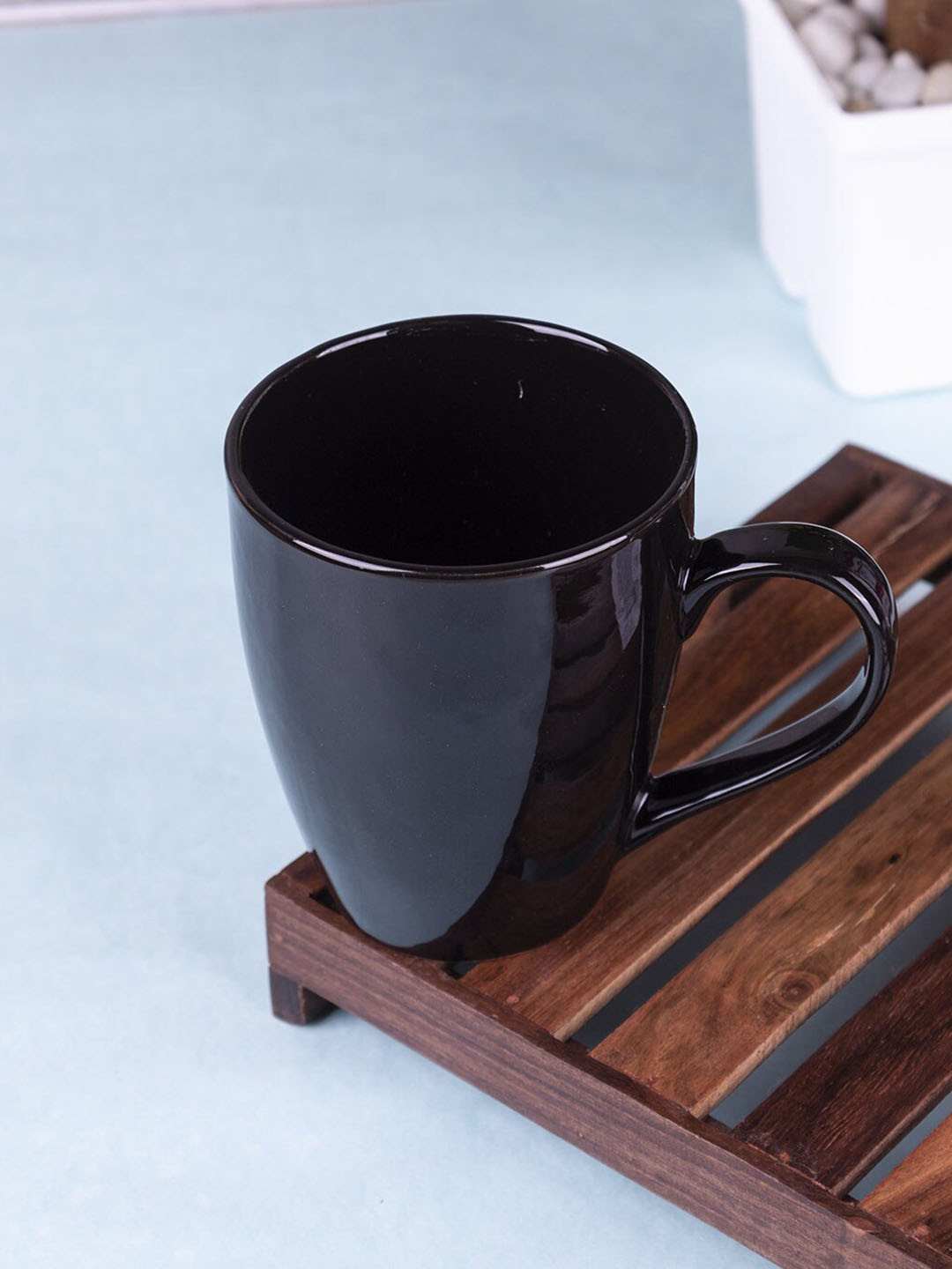 MARKET99 Love You Forever Navy Blue Ceramic Microwave Safe Mug-330ml