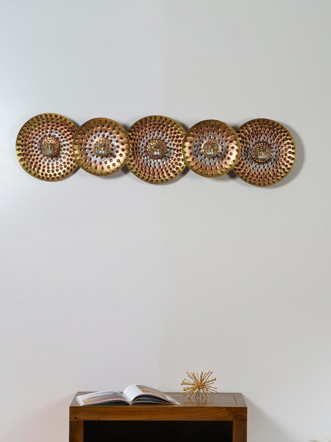 vedas W-Misty Metal Glossy Hanging Hall Wall Hangings-48.2In