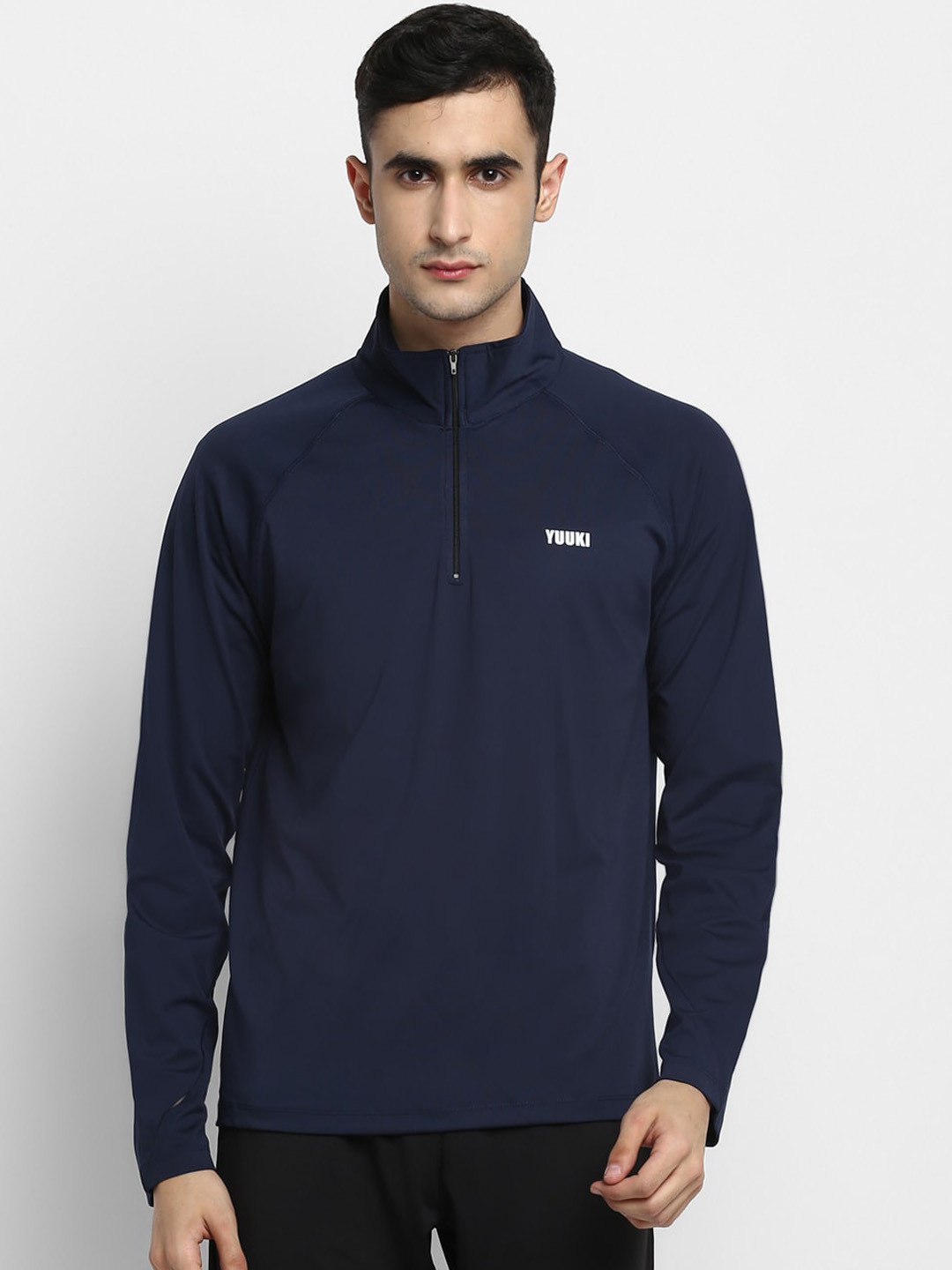 Yuuki Men Navy Blue Sporty Jacket