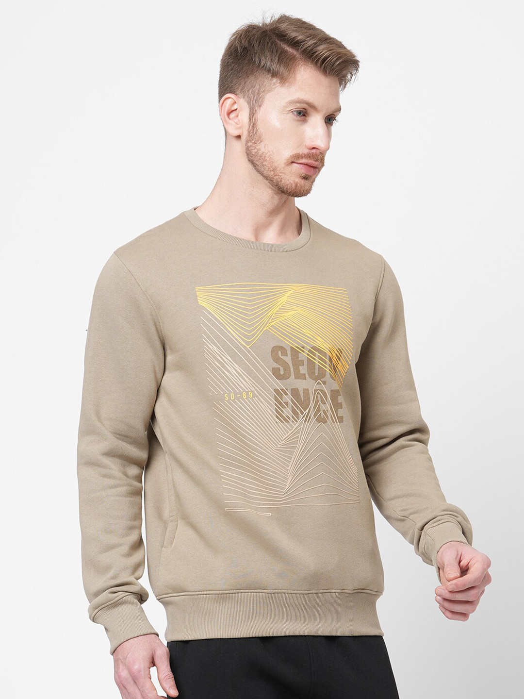 Sweet Dreams Round Neck Pullover Sweatshirt