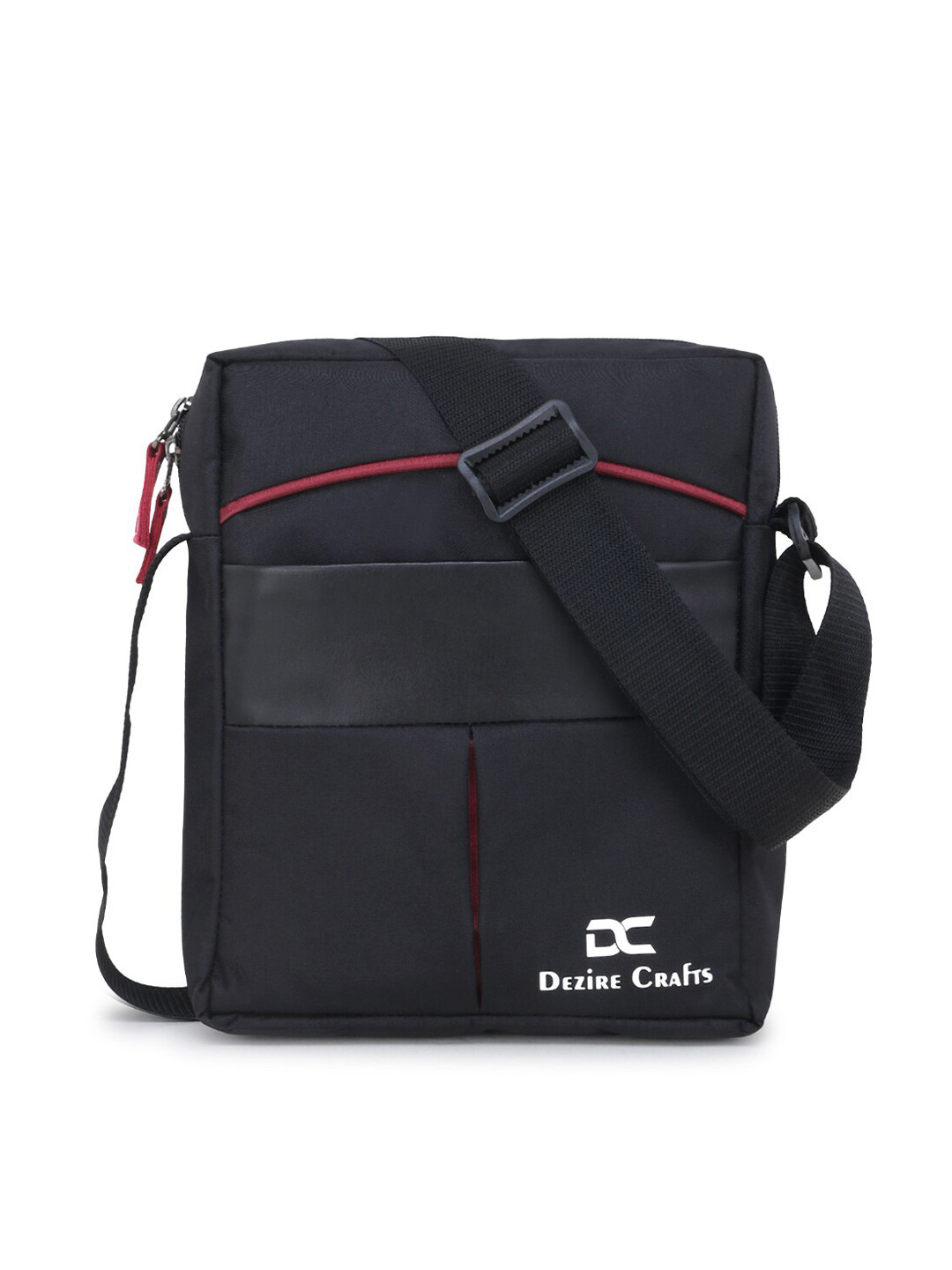 Dezire Crafts Black Cross Body Messenger Bag