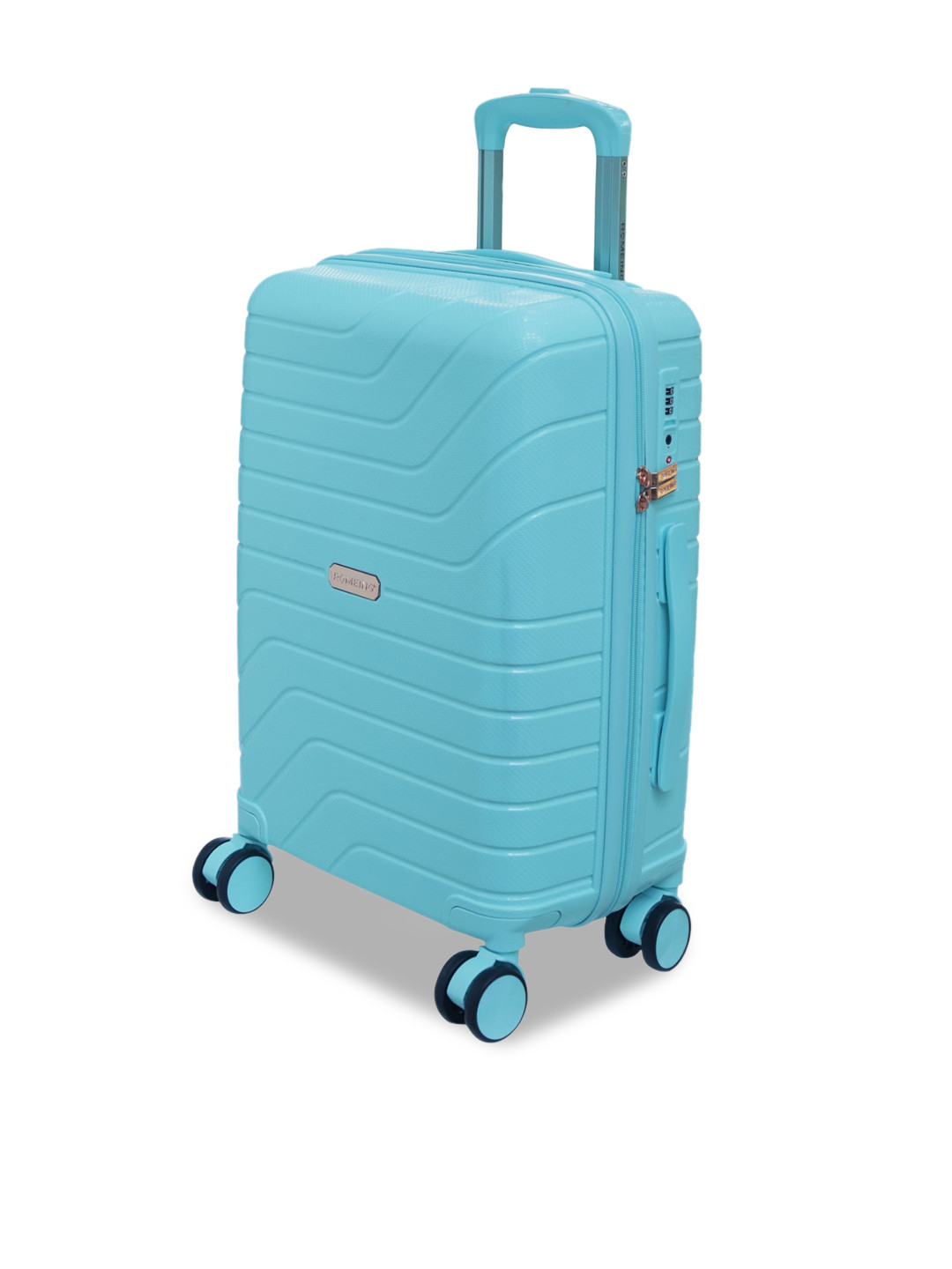 ROMEING Tuscany Turquoise Blue Hard-Sided Small Trolley Suitcase