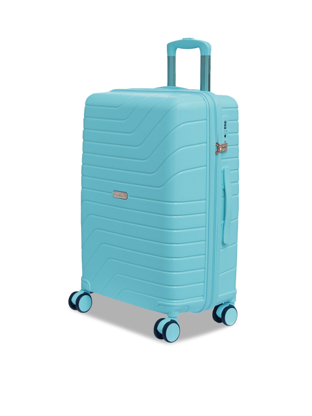 ROMEING Tuscany Turquoise Blue Hard-Sided Medium Trolley Suitcase
