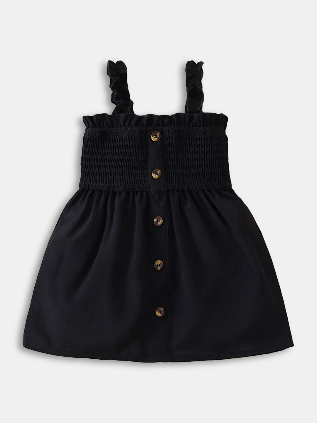 Hopscotch Girls Black Fit And Flare Dress