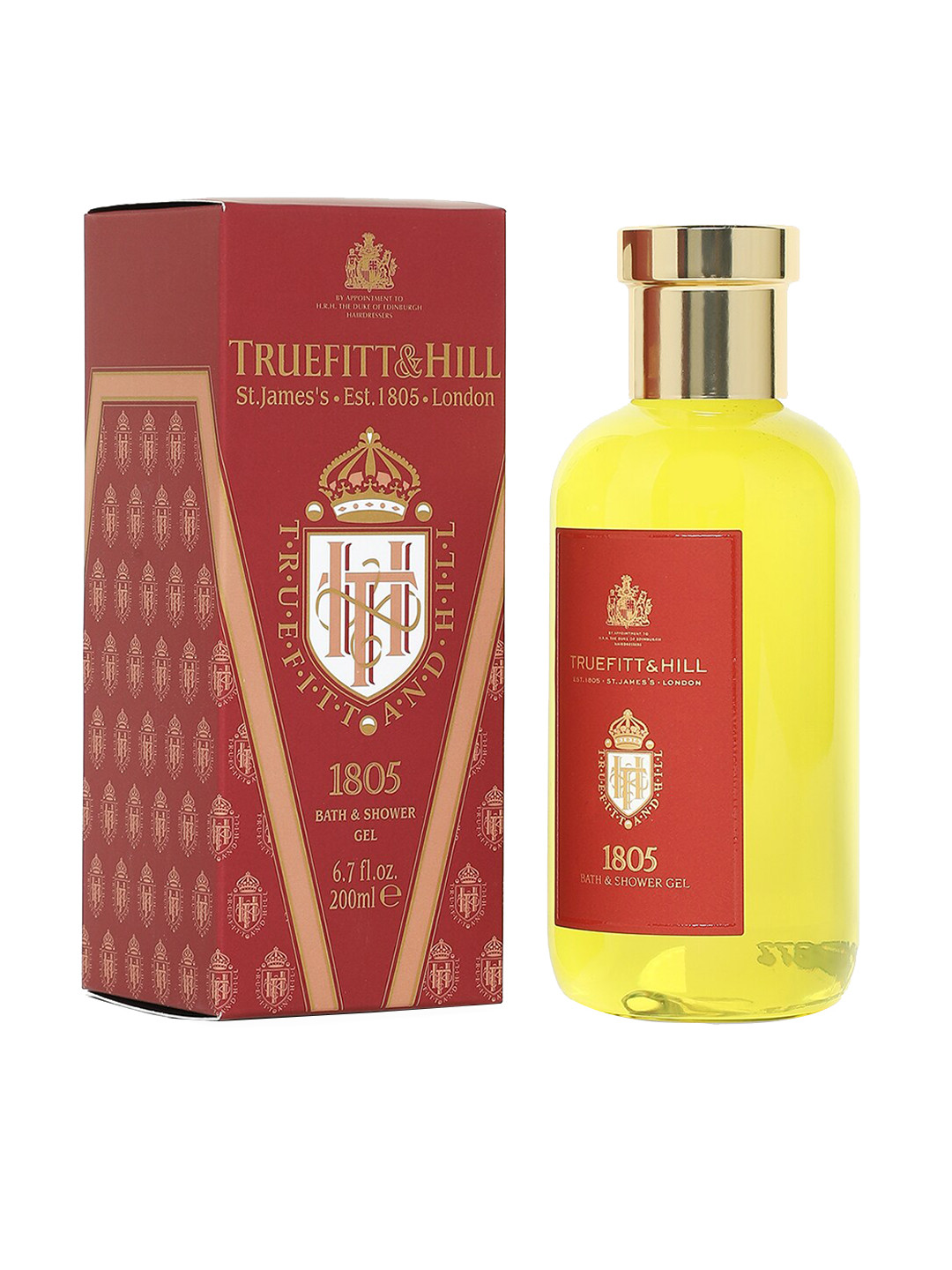 TRUEFITT & HILL Men 1805 Bath & Shower Gel with Limonene & Bergamot Oil - 200ml