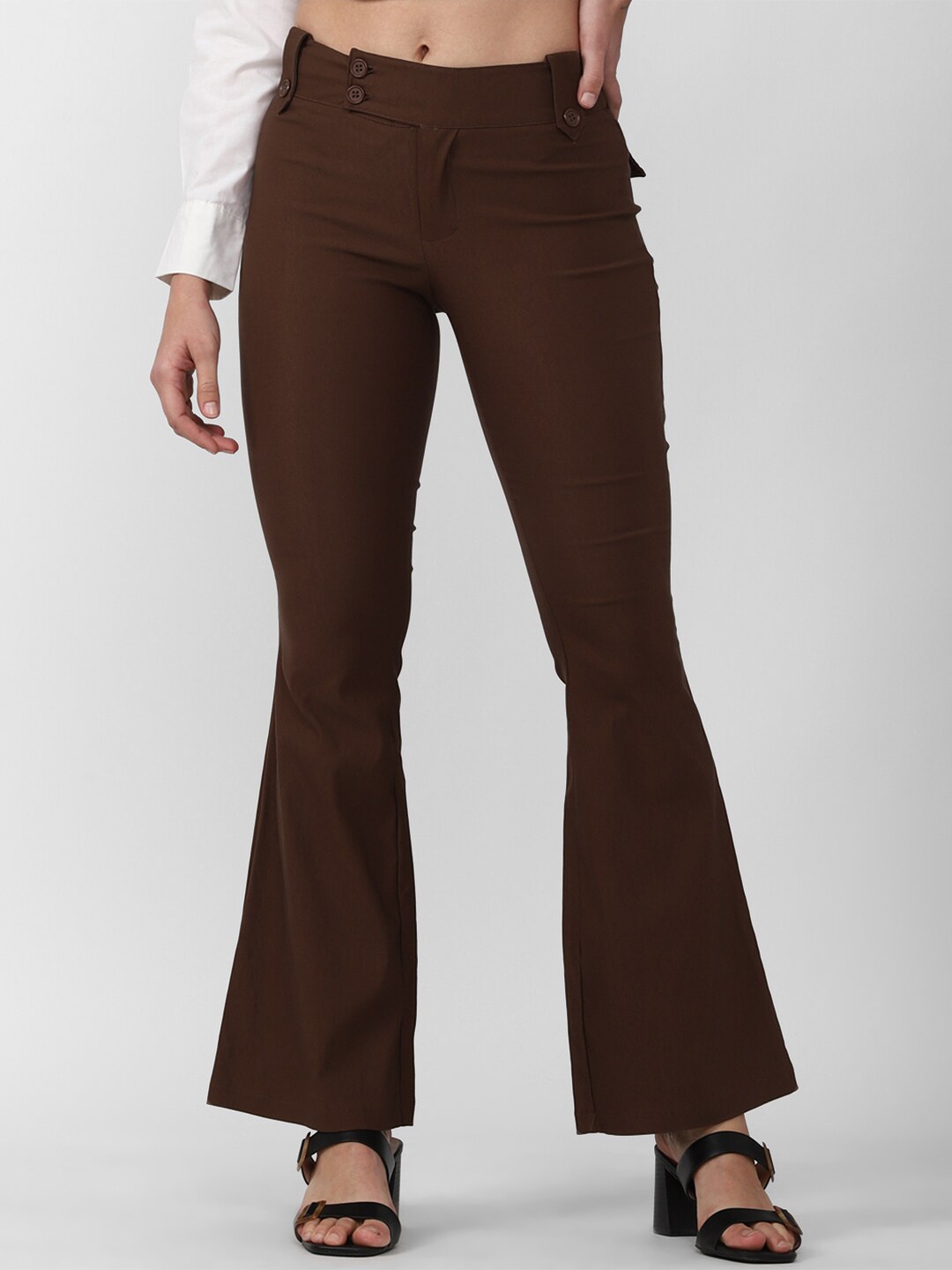 パンツ CORNERSTONE AW21 BUTTON FLARE TROUSERS CORNERSTONE AW21 BUTTON FLARE TROUSERS（正規取扱店