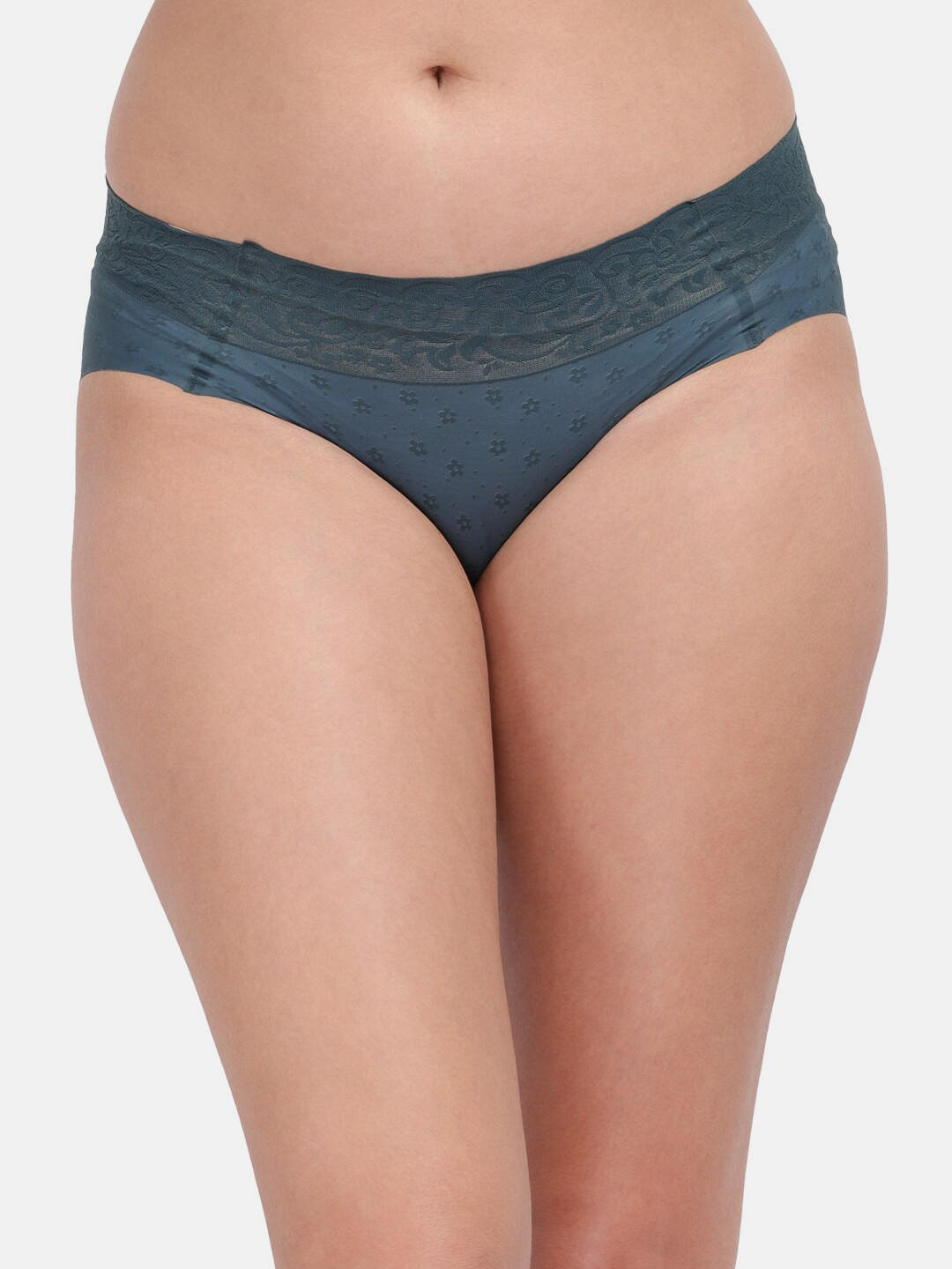 Amour Secret Women Green Laced Anti-Odour Hipster Brief