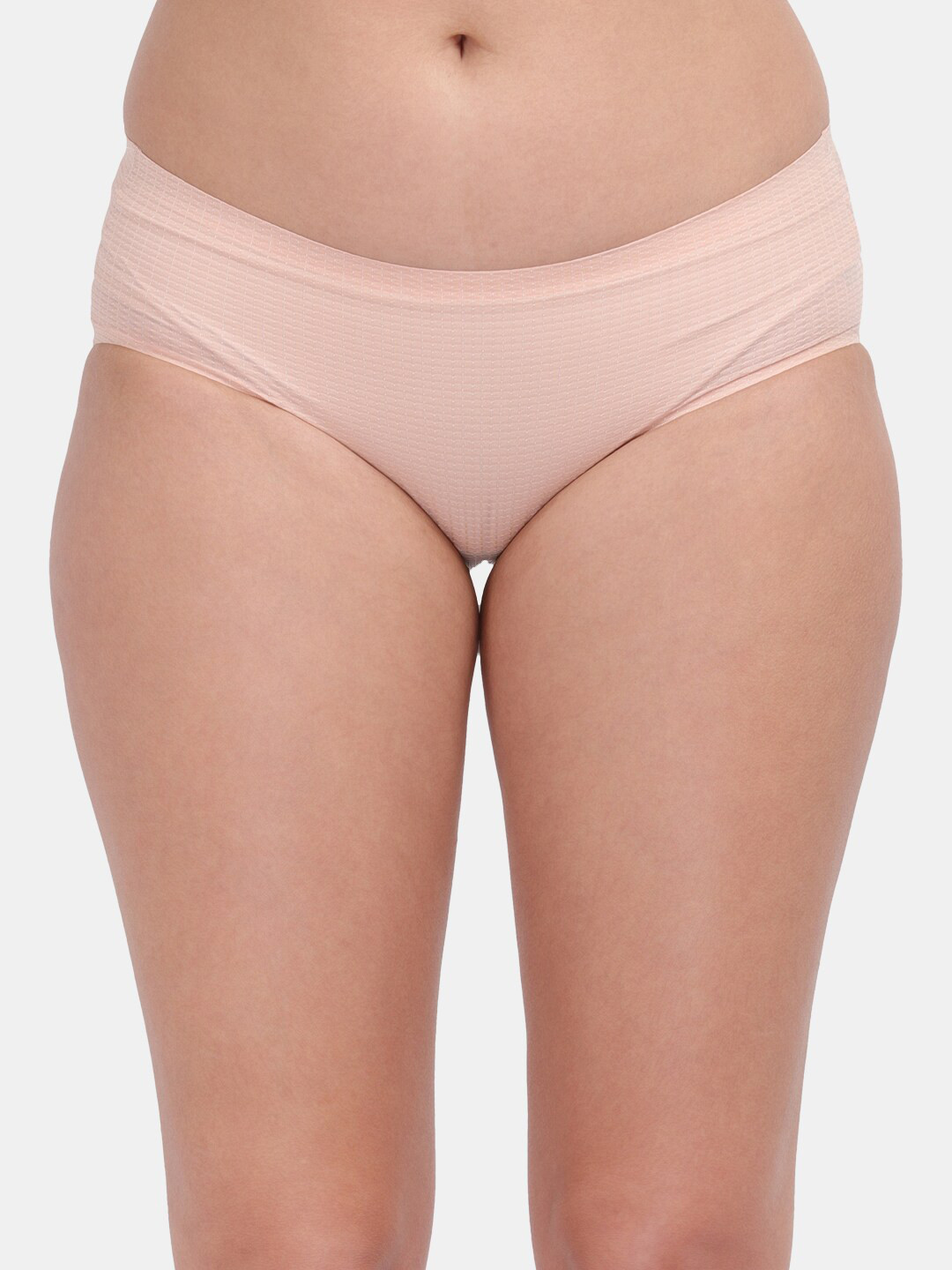 Amour Secret Women Nude Striped Anti-Odour Hipster Briefs P444_Nud