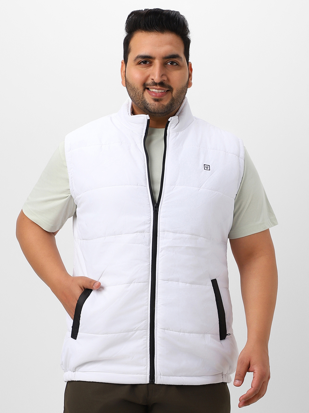 Puffer jacket sleeveless mens on sale