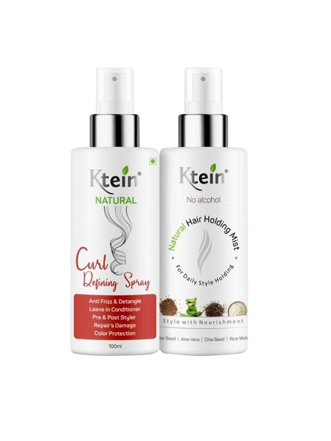 Ktein Natural Curl Defining Spray & Ktein Natural Hair Holding Spray 200ml