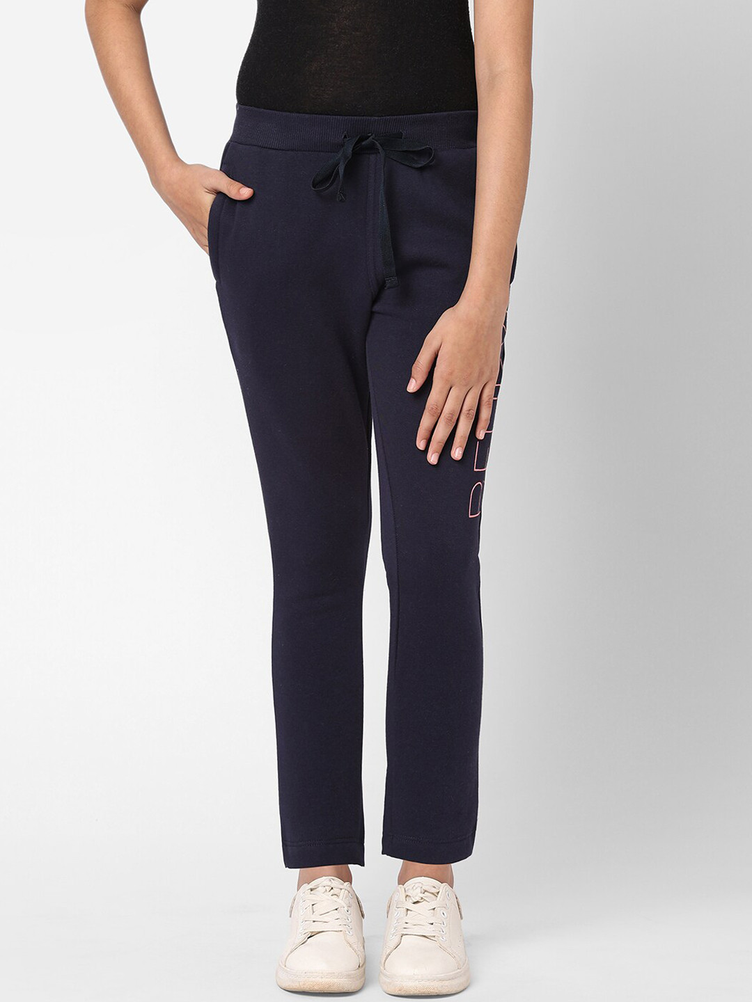 Sweet Dreams Girls Navy Blue Track Pants