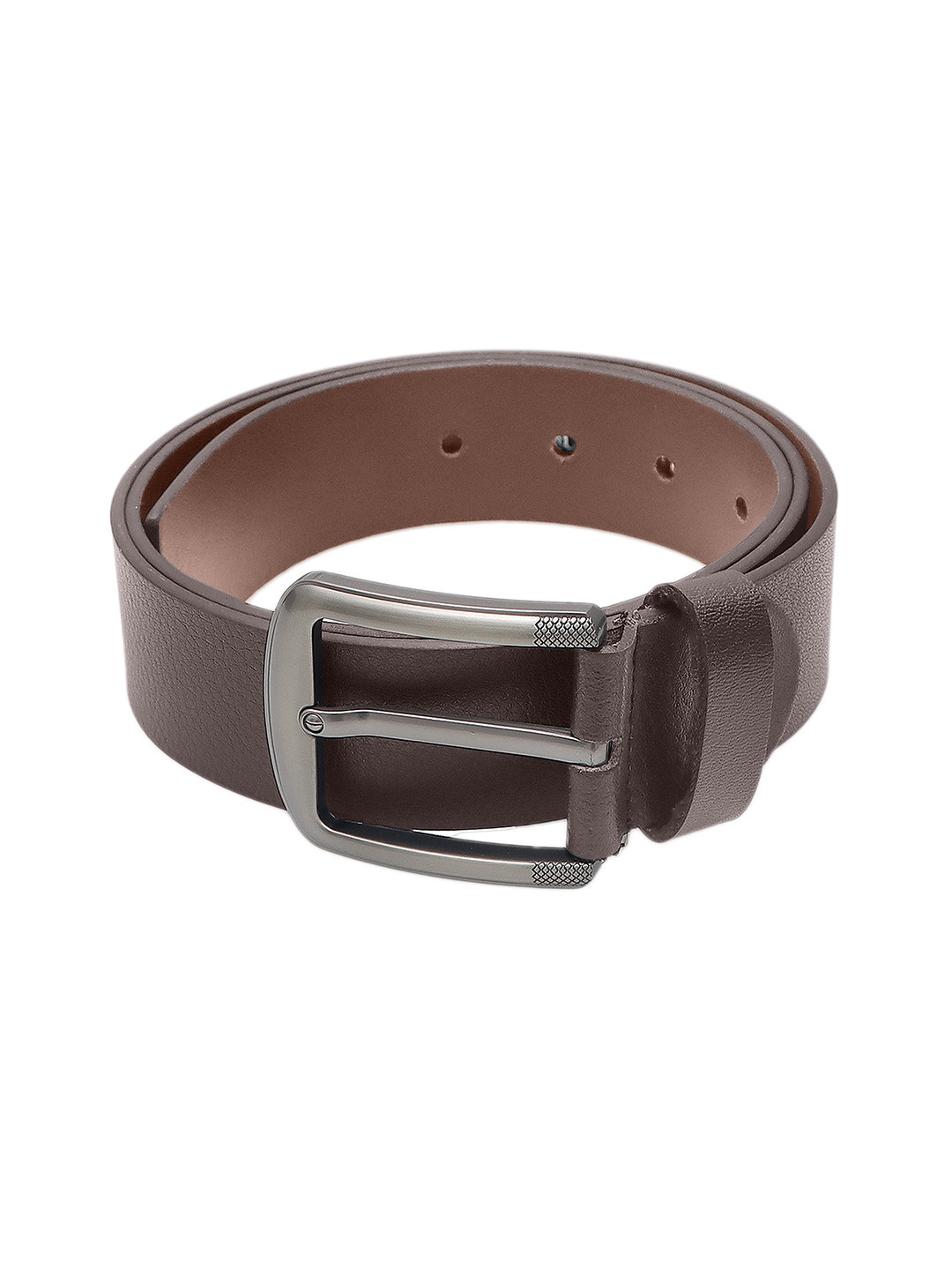 Kara Men Brown Leather Formal Belt
