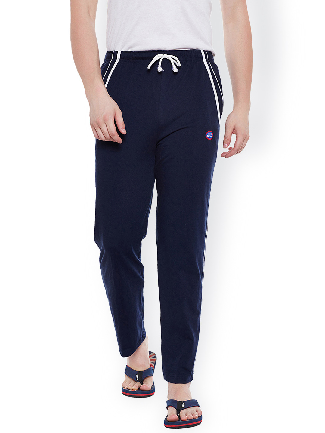 MACK JONNEY Men Navy Blue Solid Lounge Pants