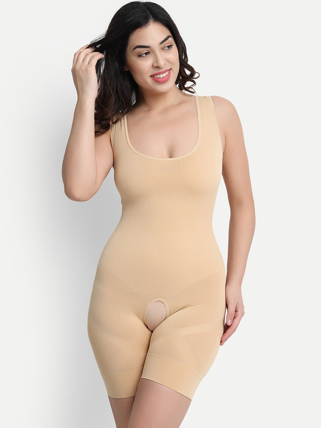 Spiaty Women Beige Body Shapewear