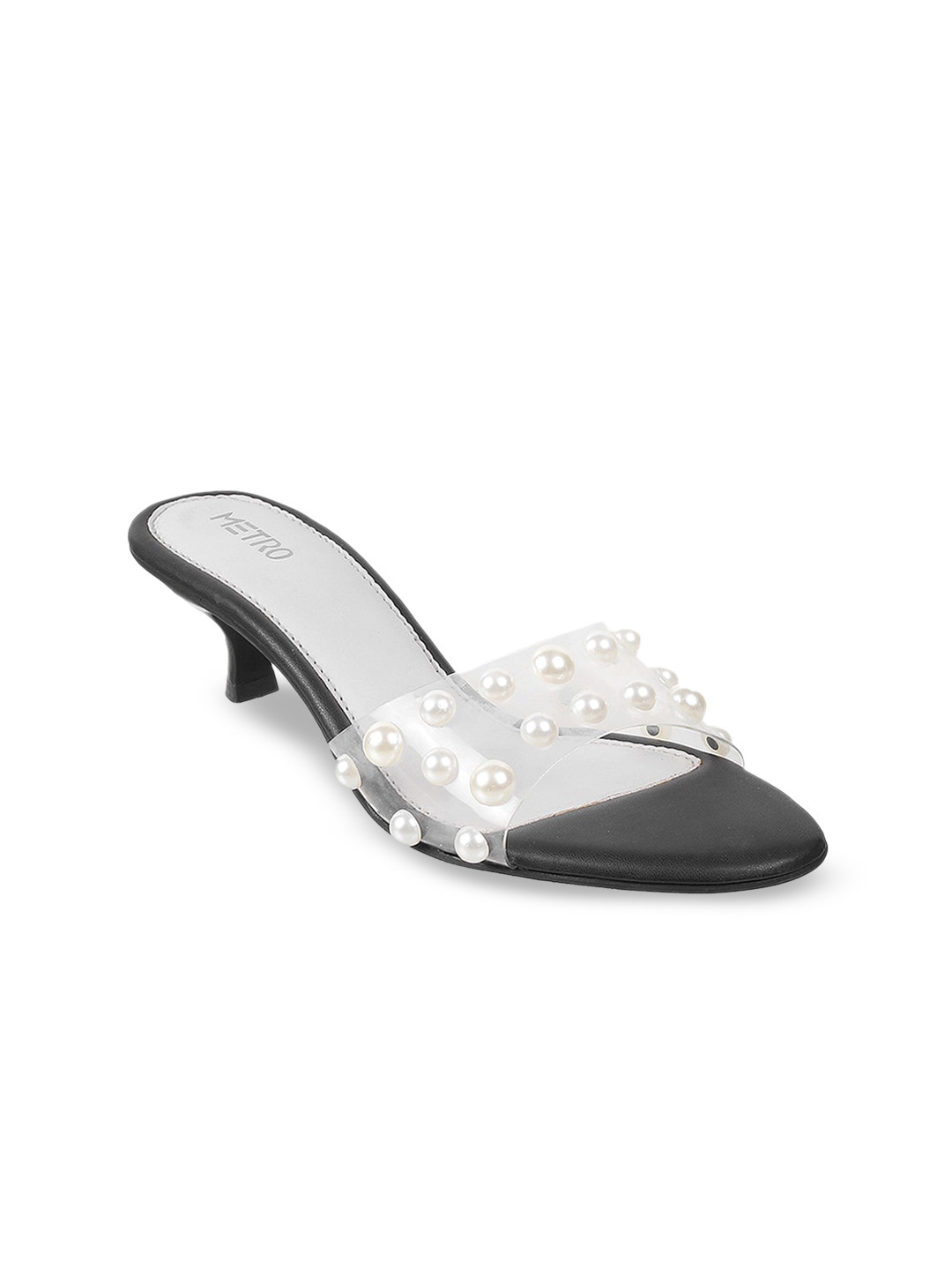 Metro Women Embellished Kitten Heels