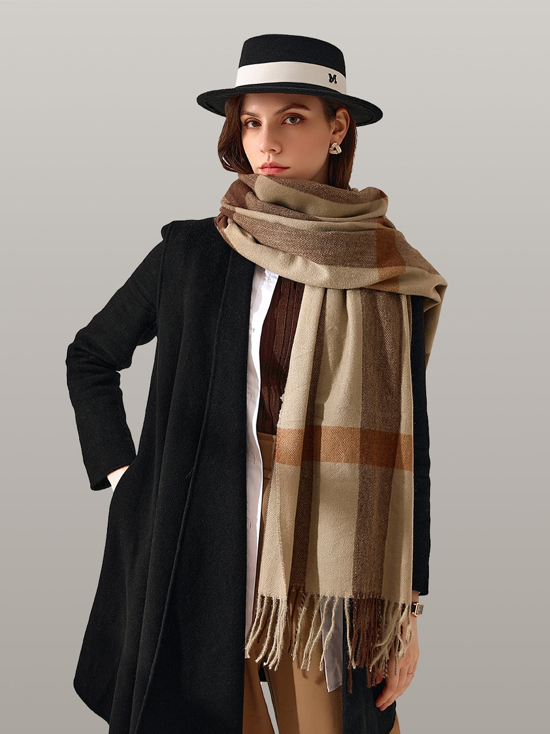 Allen solly 100 hot sale cashmere scarf