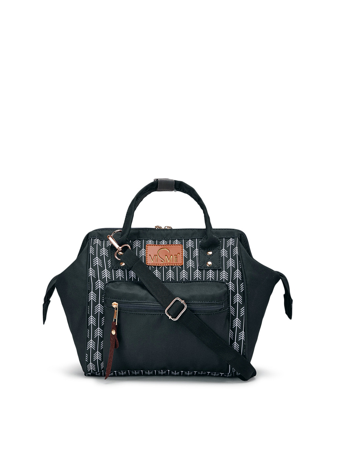 VISMIINTREND Itsy Bitsy Mini Small Convertible Lightweight Diaper Tote Bag