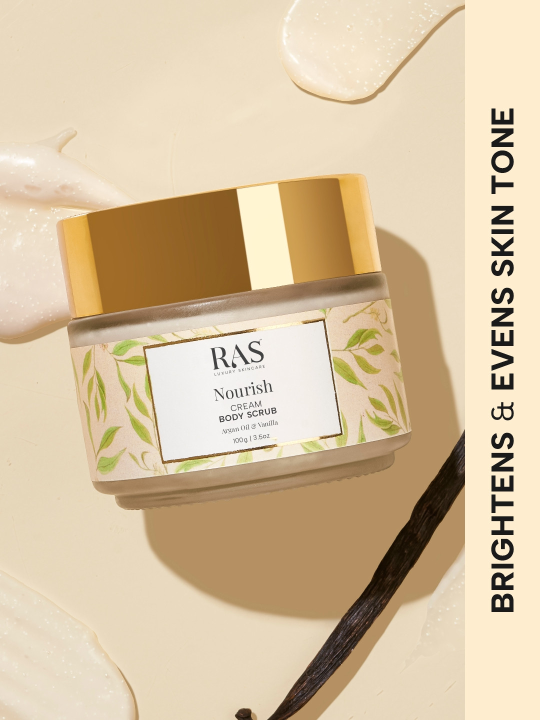 RAS LUXURY OILS Nourish Cream Body Scrub with Argan Oil - 100 g