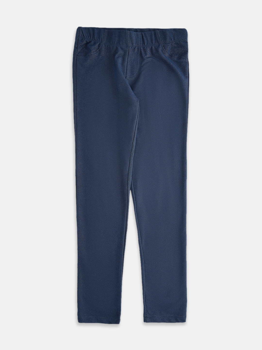 Pantaloons Junior Girls Blue Slip-On Cotton Jeggings