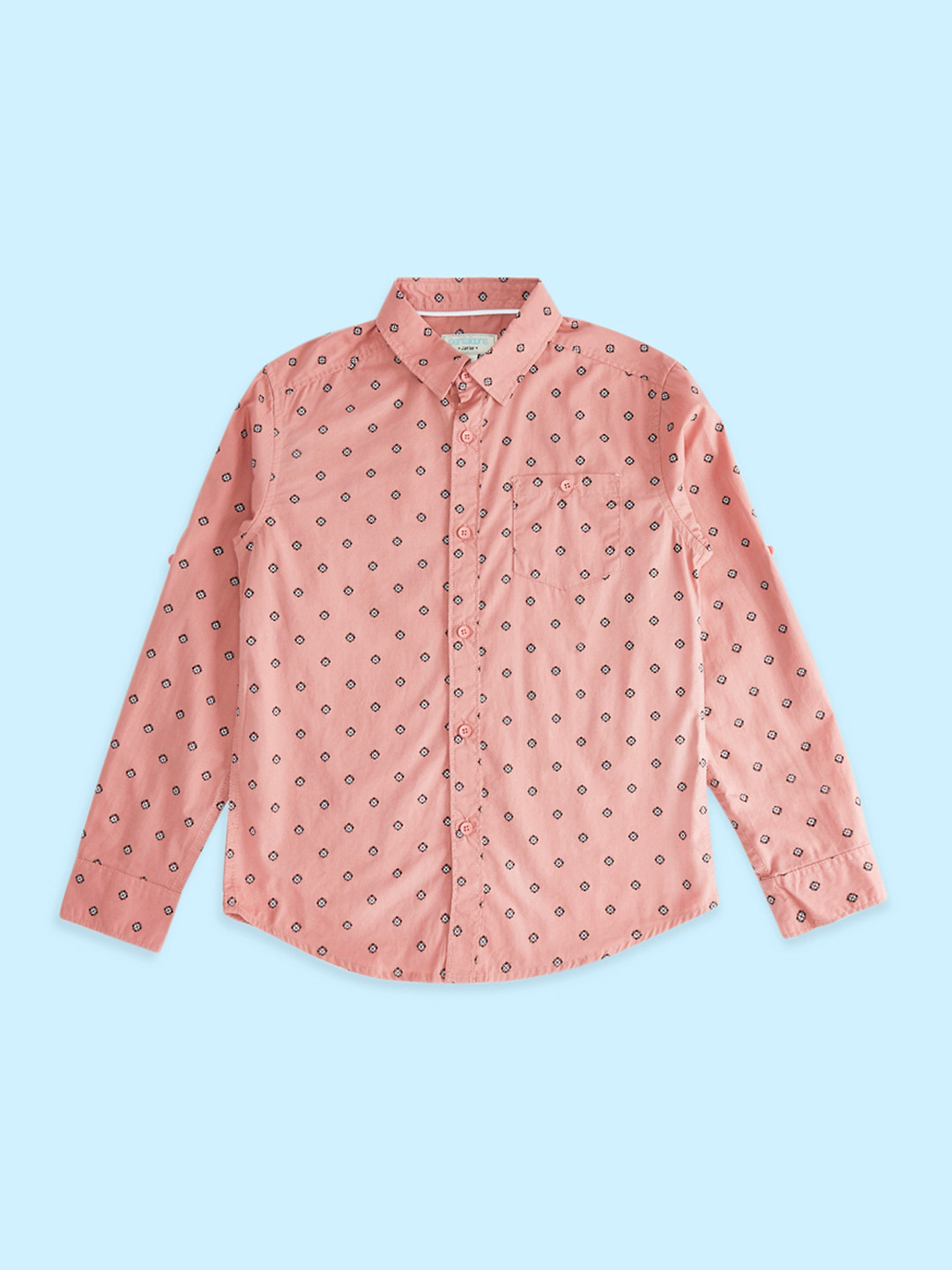 Pantaloons Junior Boys Printed Cotton Casual Shirt