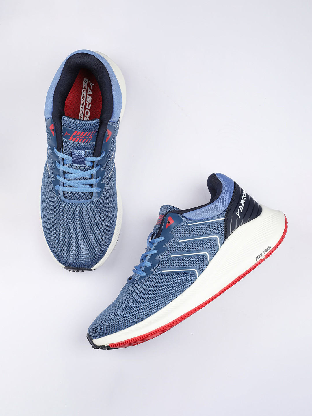 ABROS Men Blue Matthew Mesh Running Shoes