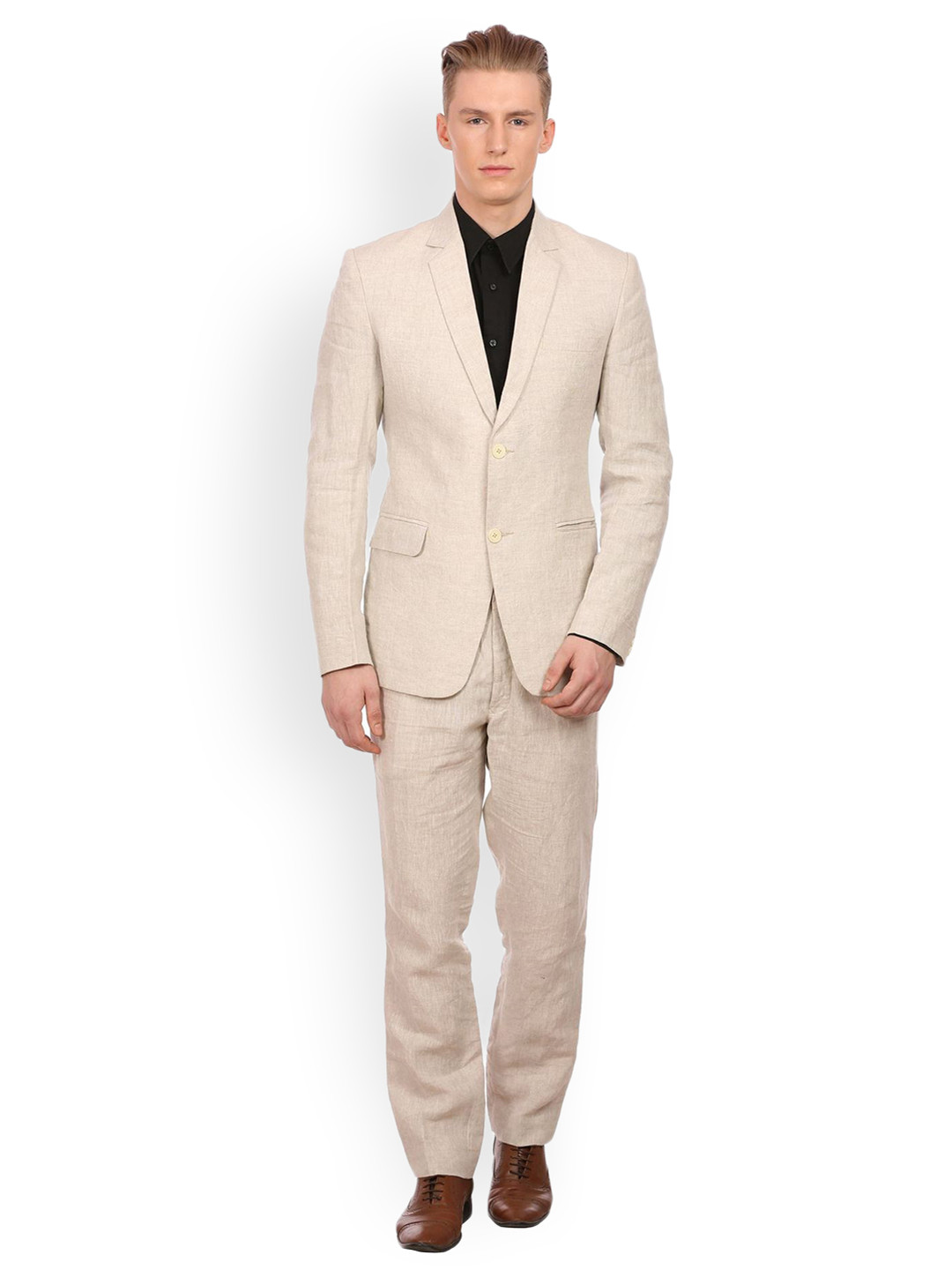 Wintage Beige Formal Suit