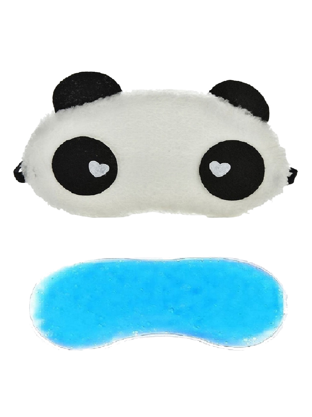 JENNA White & Black Sleeping Eye Mask With Gel