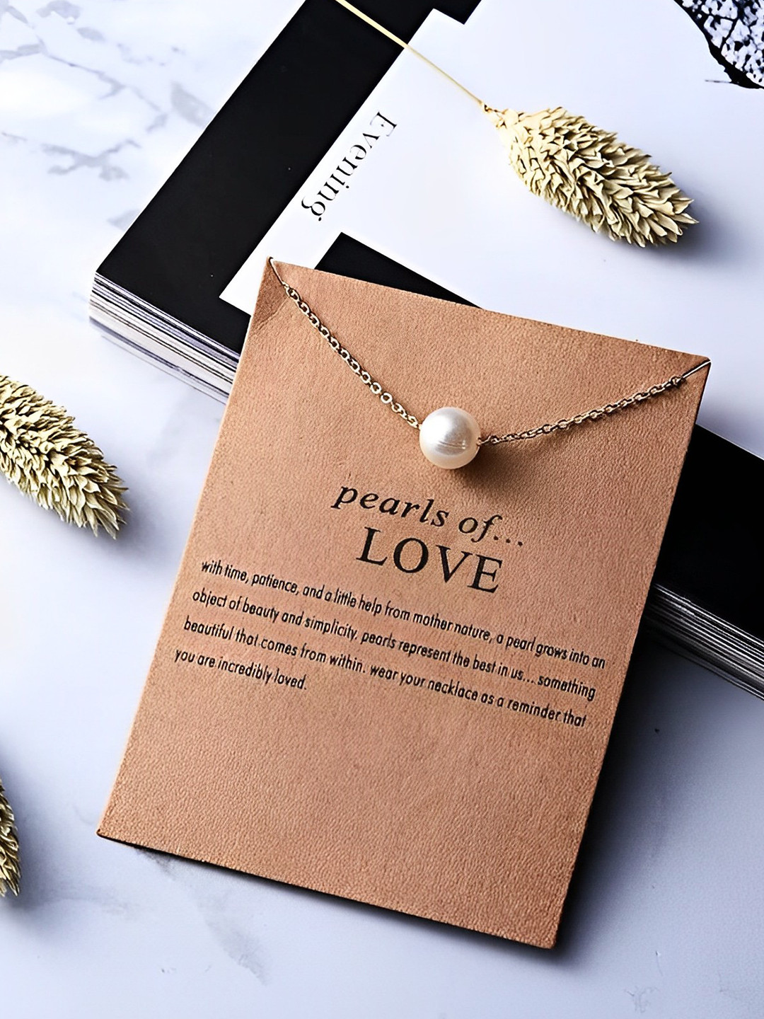 Pinapes White Gold-Plated Necklace