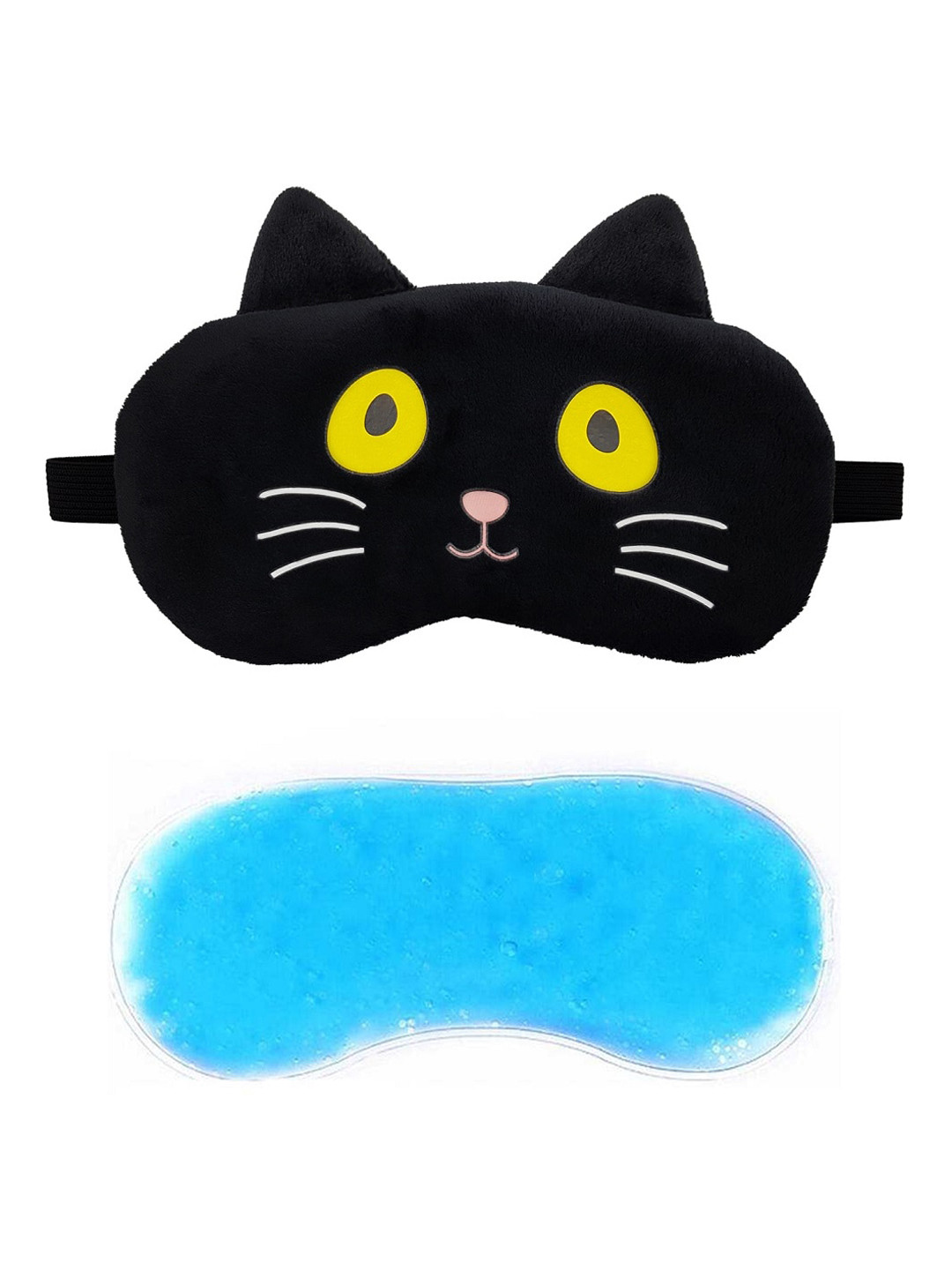 JENNA Black Sleeping Eye Mask With Gel