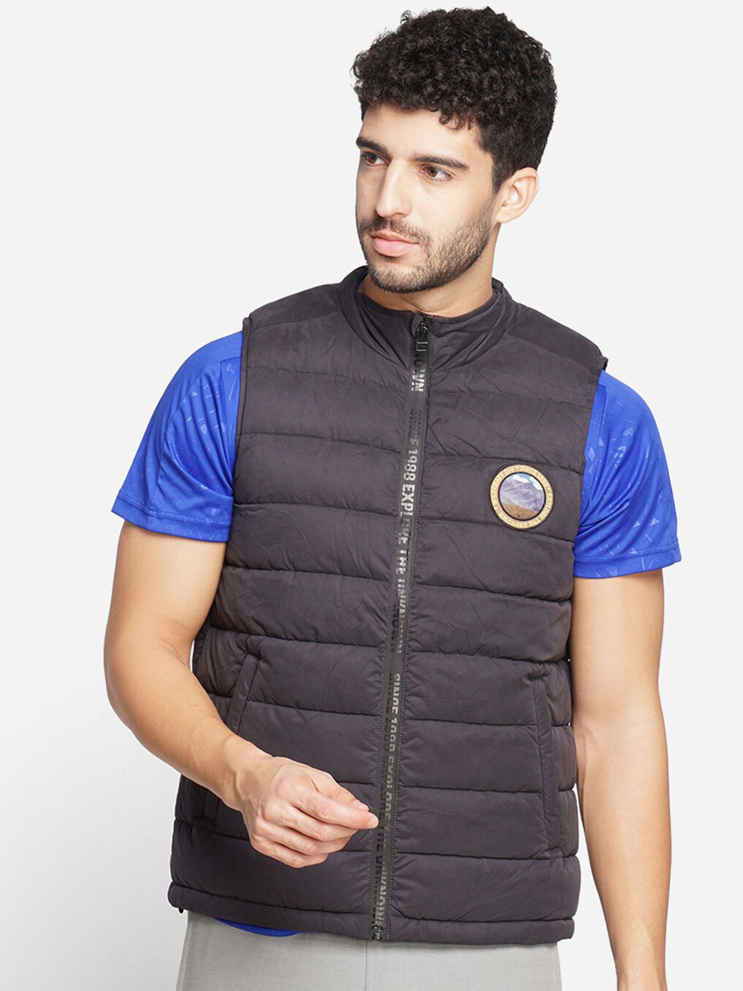 Wildcraft Men Black Insulator Sleeveless Puffer Jacket