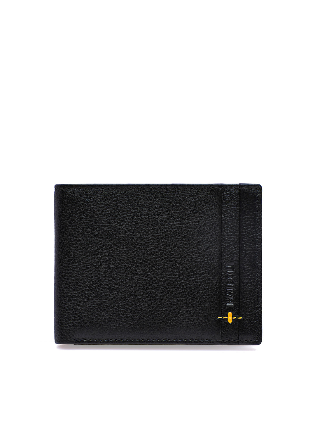 MAI SOLI Men Neo Genuine Leather RFID Protected Two Fold Wallet with Coin Pocket