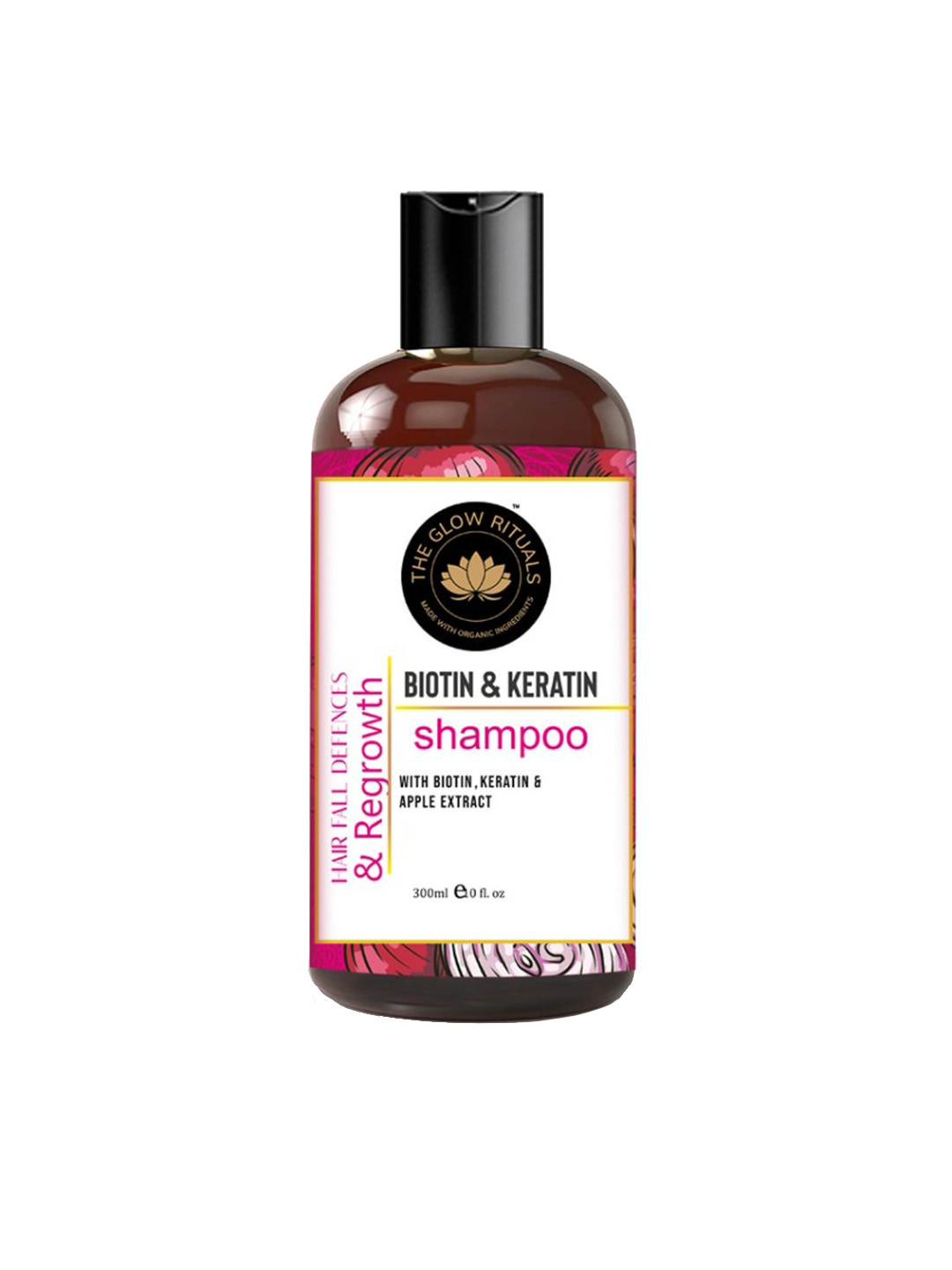 THE GLOW RITUALS Biotin & Keratin with Apple Extract Shampoo 300ml