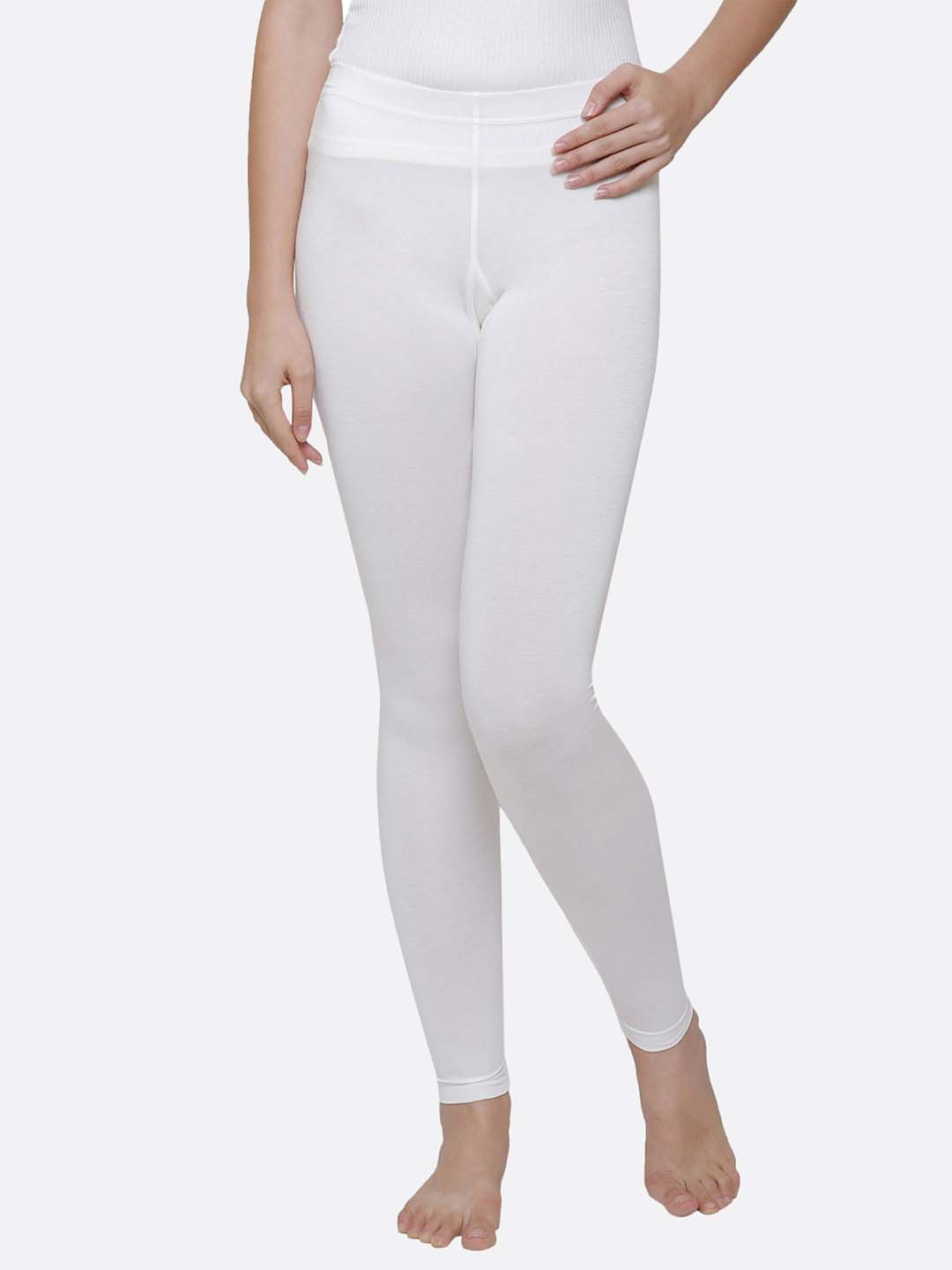 BODYCARE INSIDER Women Off White Thermal Bottom