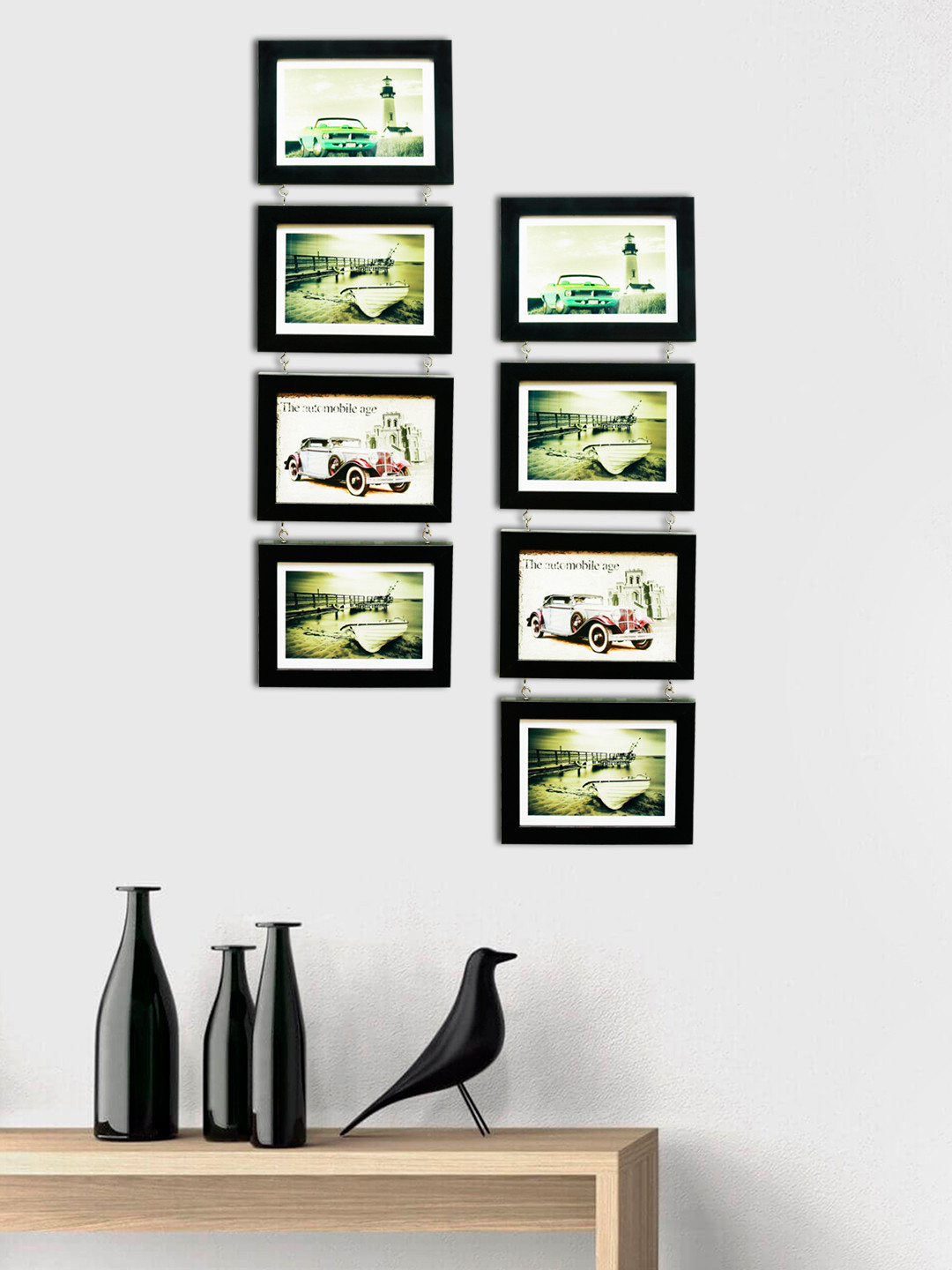 Art Street Set of 8 Hanging Drop Photo Frames