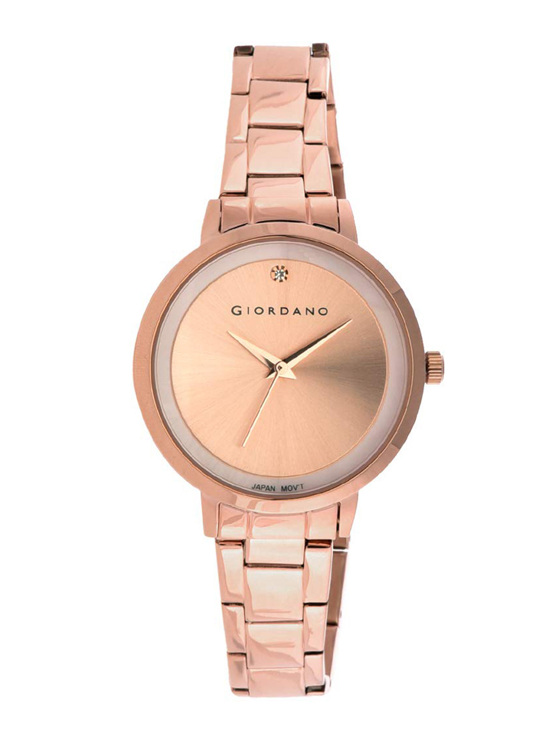 GIORDANO Women Rose Gold-Toned  Dial & Rose Gold-Plated Analogue Watch GD-2180C-22