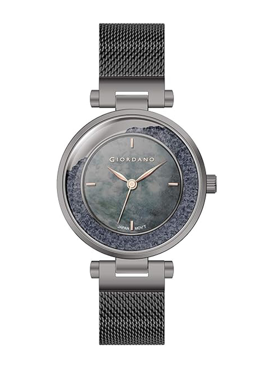 GIORDANO Women Mother of Pearl Dial & Bracelet Style Straps Analogue Watch GD-2105-44