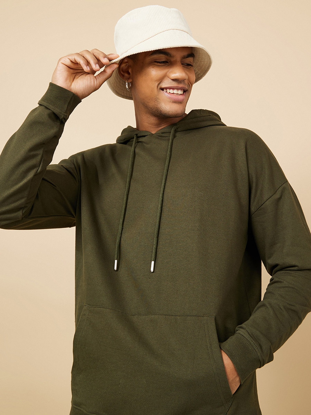 Oversized french shop terry hoodie