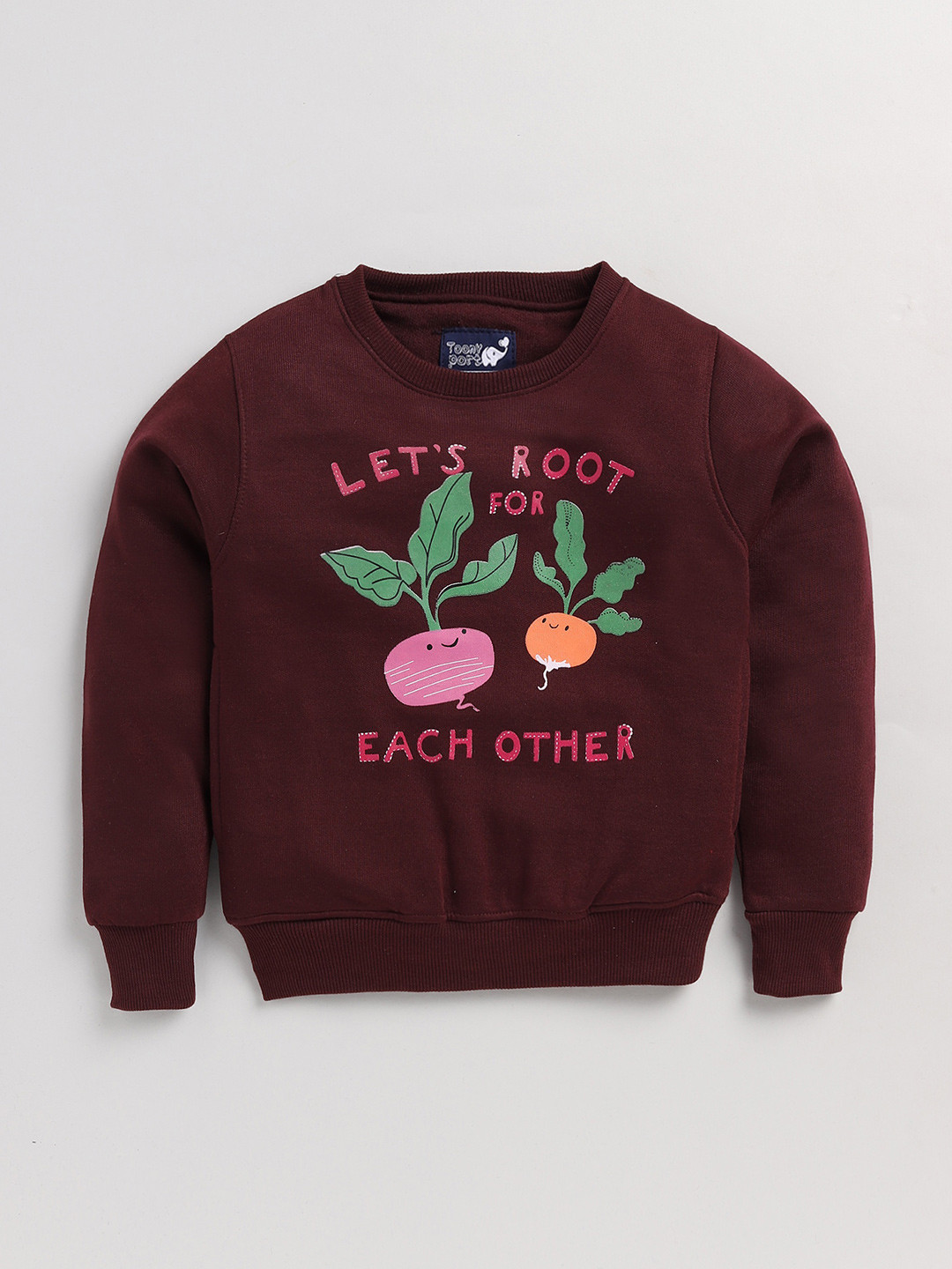 Toonyport Boys Purple Printed Sweatshirt