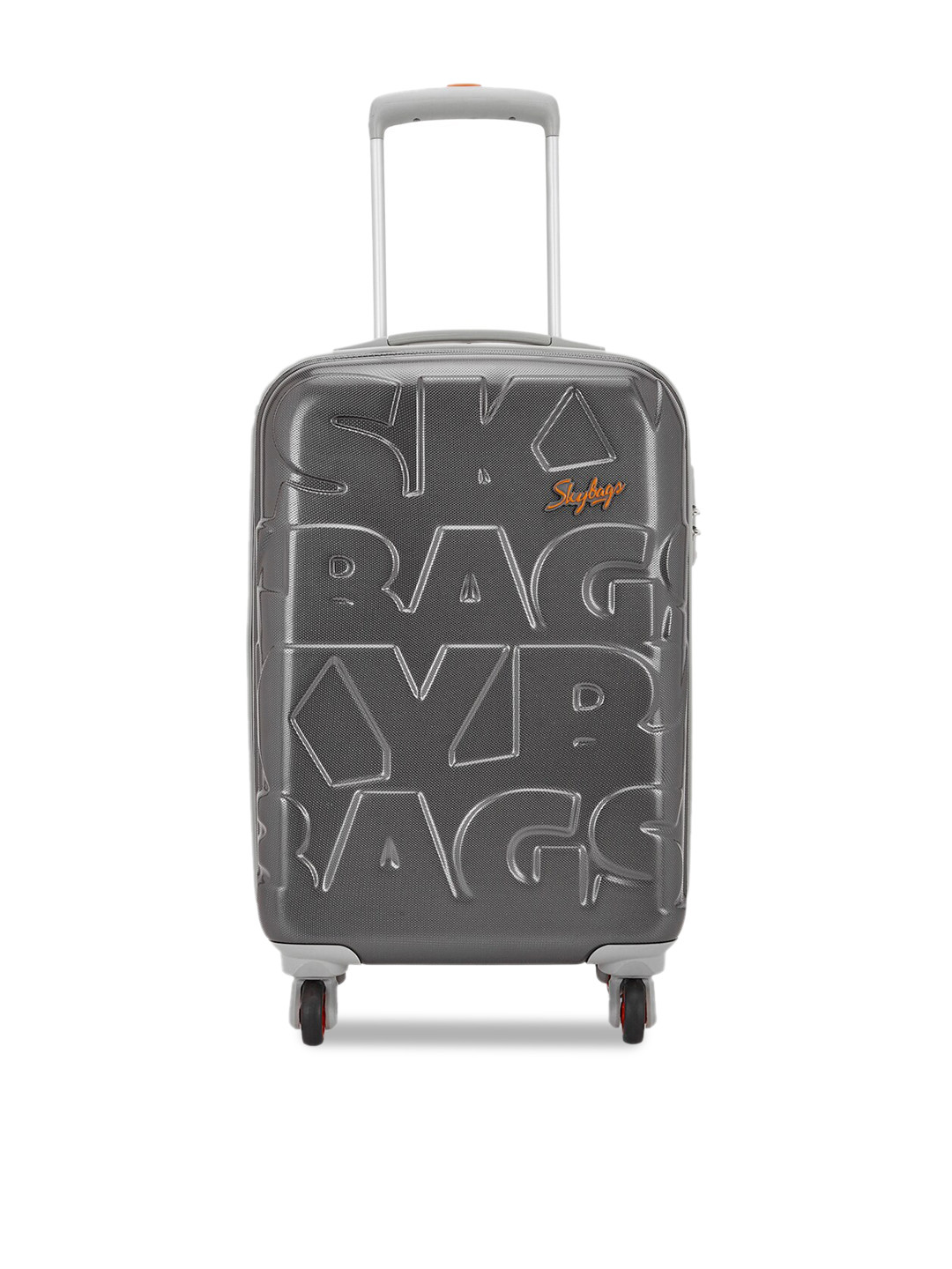 Skybags Grey Solid Hard-Sided Trolley Suitcases