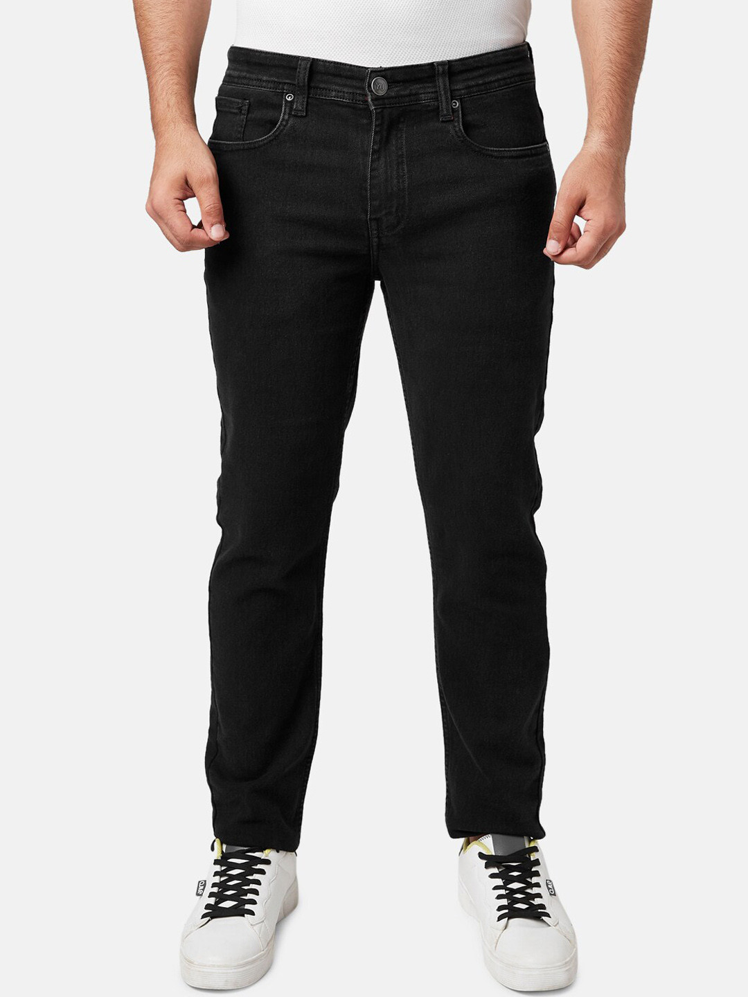 YU by Pantaloons Men Grey Slim Fit Jeans